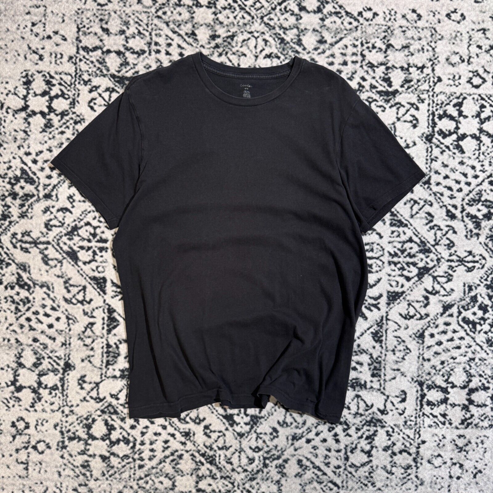 Calvin Klein × Vintage Vintage Calvin Klein Black Cotton T-Shirt Size M Y2K 90s Size US M / EU 48-50 / 2 - 1 Thumbnail