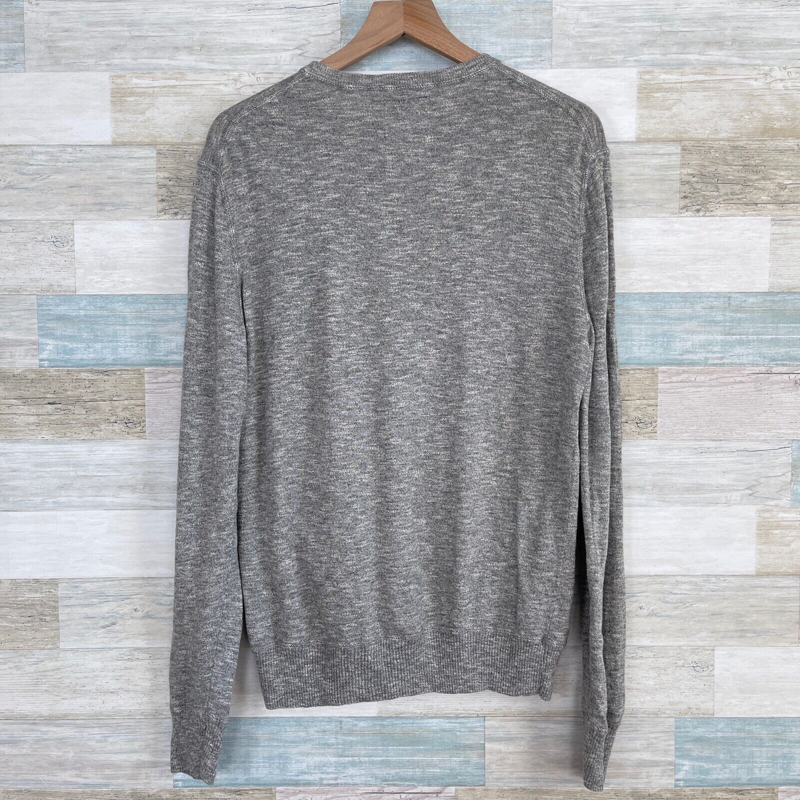 American Eagle Outfitters American Eagle Athletic V Neck Sweater Gray Lightweight L Size US L / EU 52-54 / 3 - 3 Thumbnail