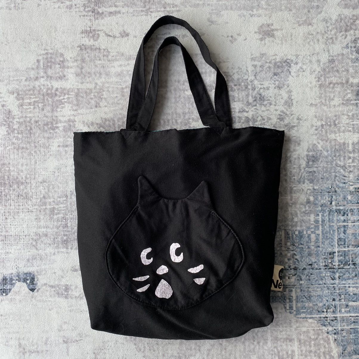 Issey Miyake Ne-Net by Issey Miyake Cat ‘Nya’ Reversible Tote Bag Size ONE SIZE - 2 Thumbnail