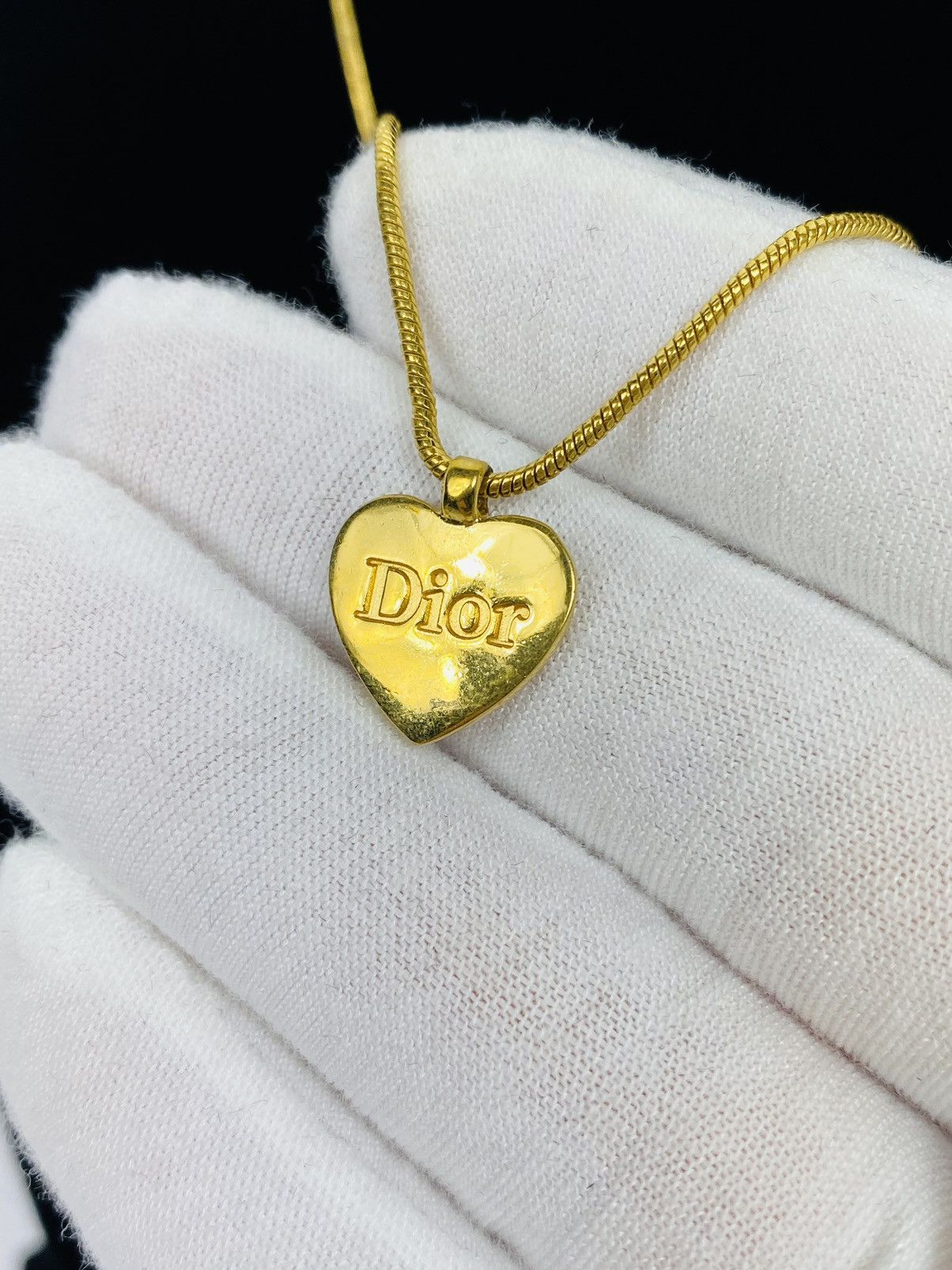 Dior Dior heart logo necklace Size ONE SIZE - 2 Thumbnail