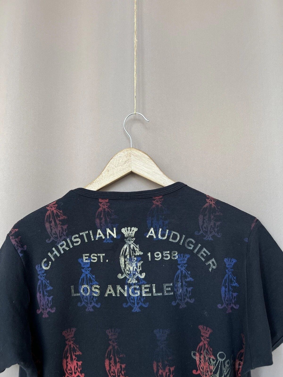 Christian Audigier Christian Audigier Los Angeles Print T-Shirt Womens Size XL Size US XL / EU 56 / 4 - 8 Thumbnail