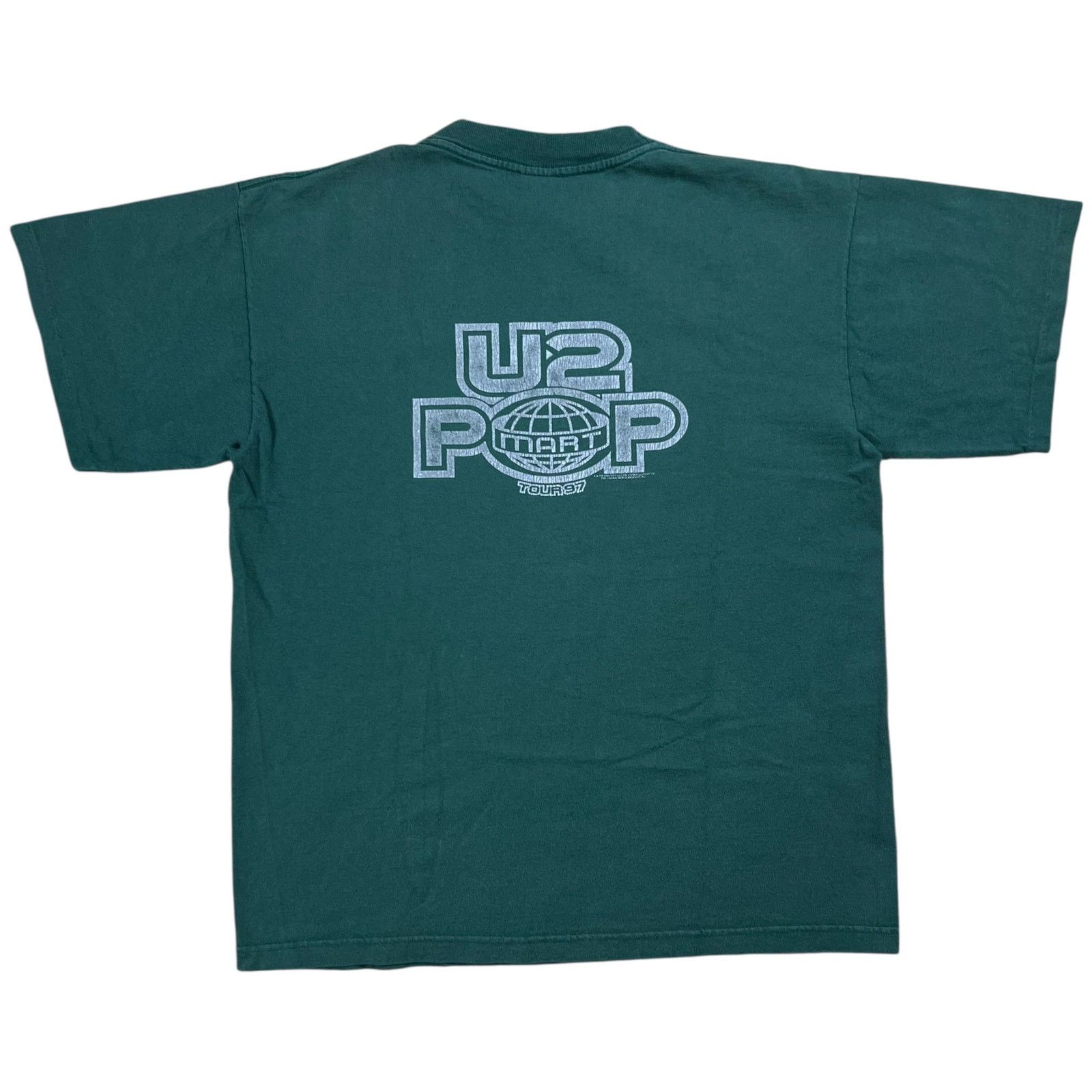Band Tees × Vintage Vintage 1997 U2 Pop Mart album tour band faded tee (L) Size US L / EU 52-54 / 3 - 7 Thumbnail