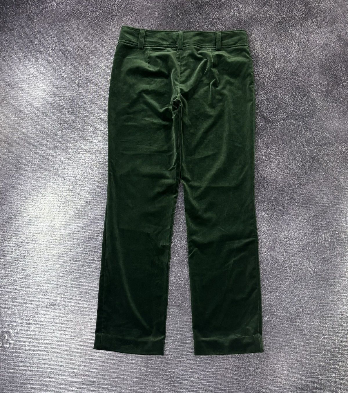 Etro Etro Velour Velvet Emerald Green Plush Women’s Luxury Pants Size 30" / US 8 / IT 44 - 2 Thumbnail