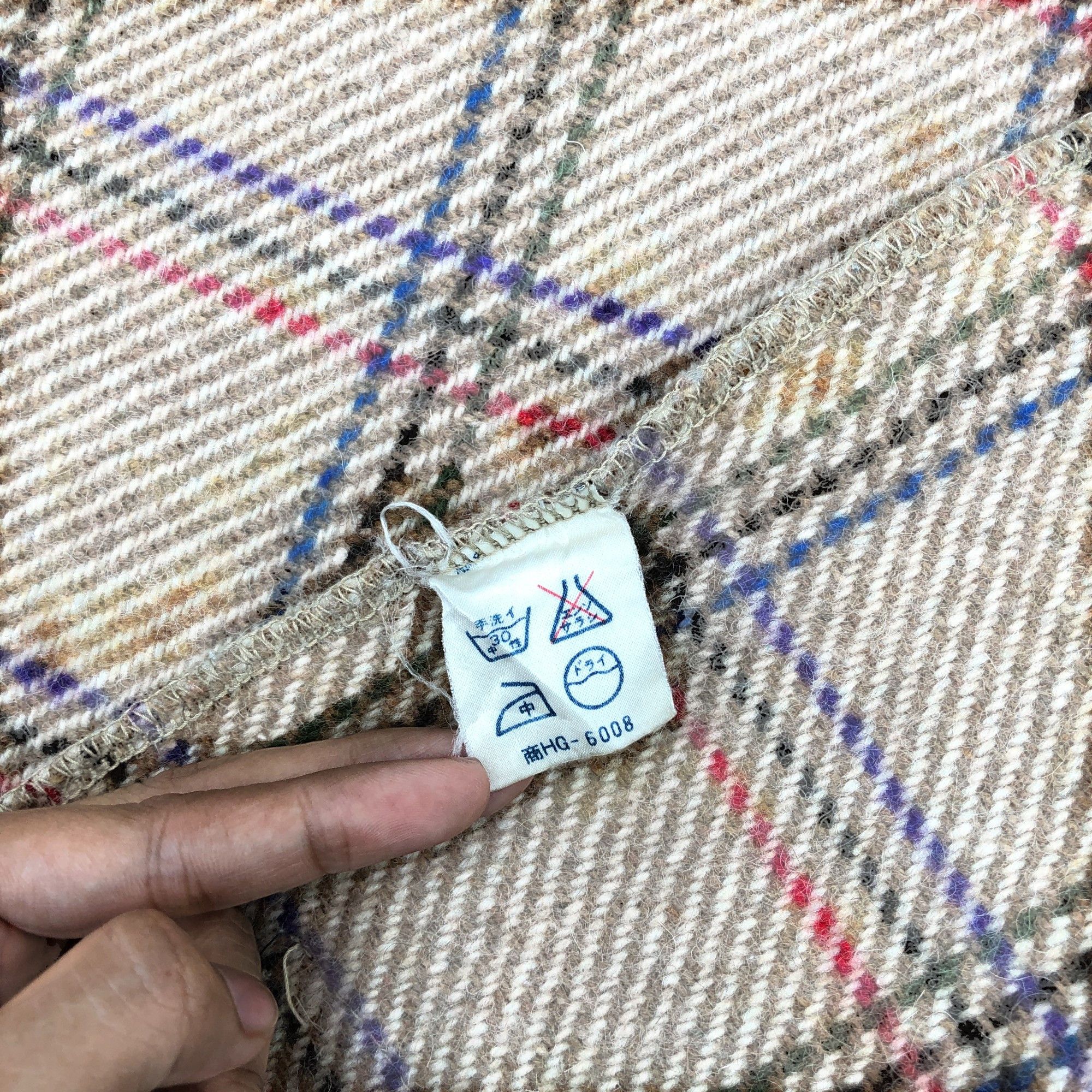 Japanese Brand Vintage Royal Scot Scarf Muffler Wool Stole Wraps Scarves Size ONE SIZE - 6 Thumbnail