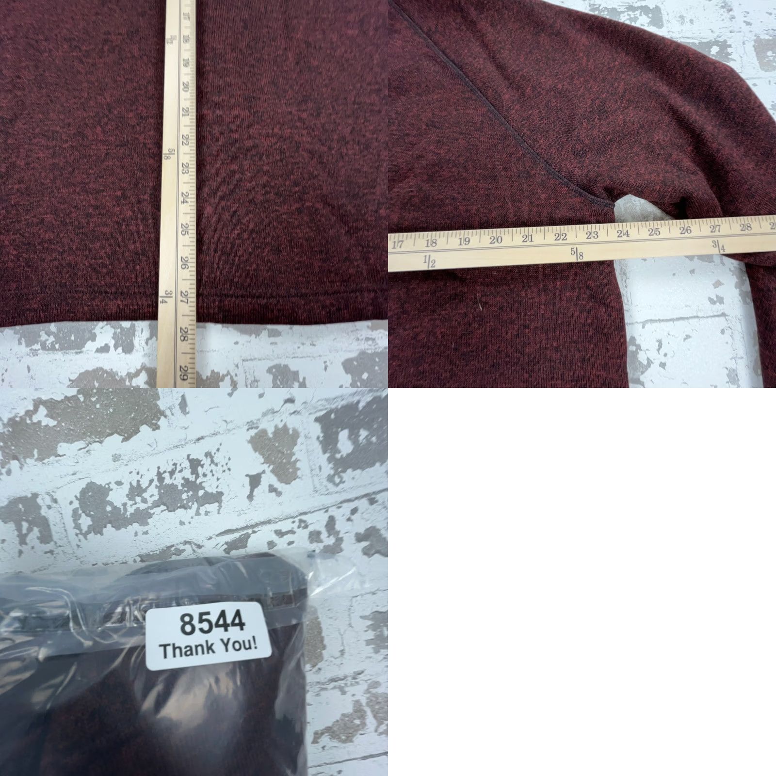 Eddie Bauer Eddie Bauer Sweater Men XL Maroon Pullover 1/4 Zip Knit Mock Neck Zip Embroidered Logo Classic Modern Size US XL / EU 56 / 4 - 8 Thumbnail