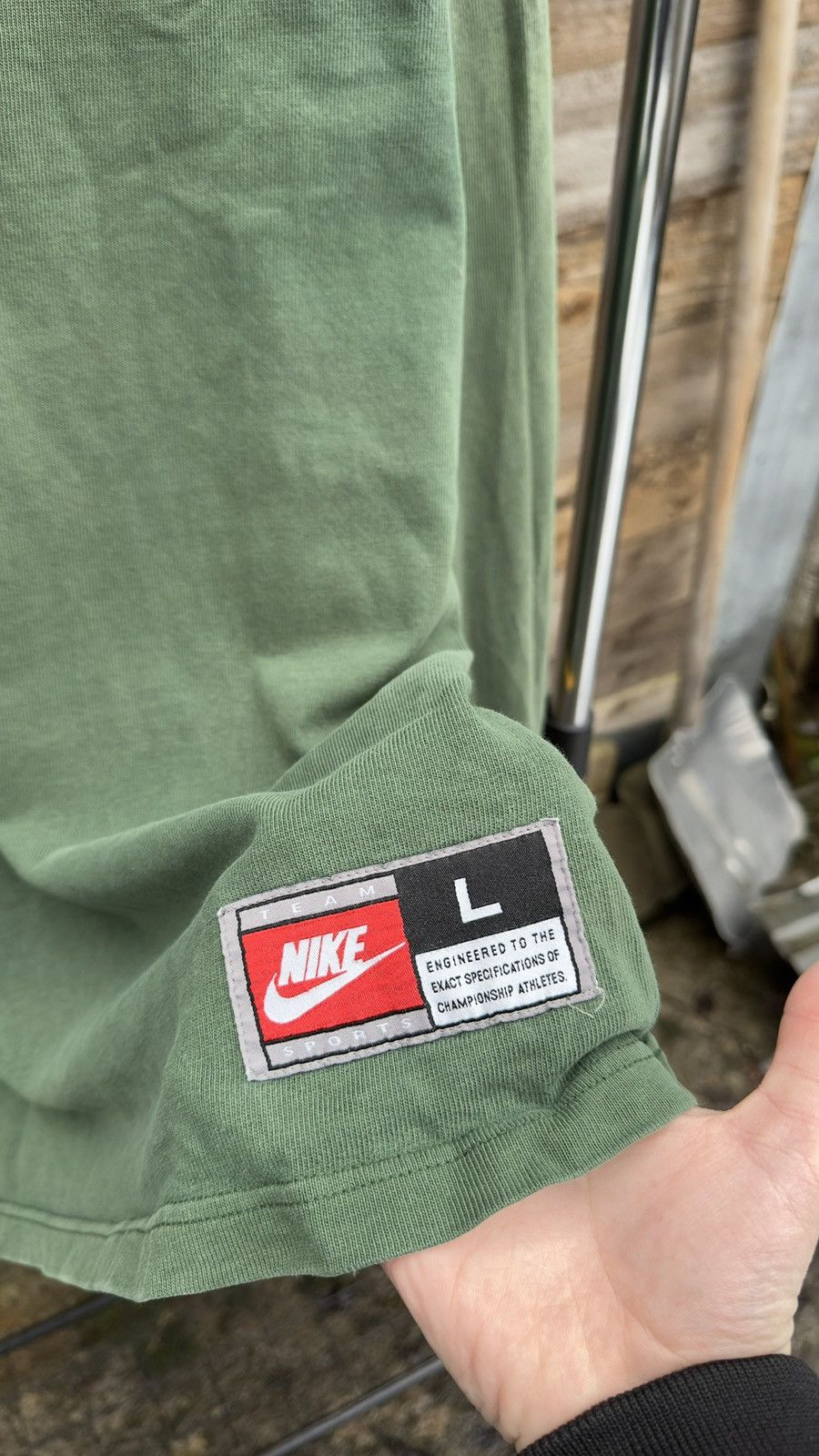 Nike intage 90s Nike SA Rugby South Africa Green Needs Repair Size US L / EU 52-54 / 3 - 3 Thumbnail