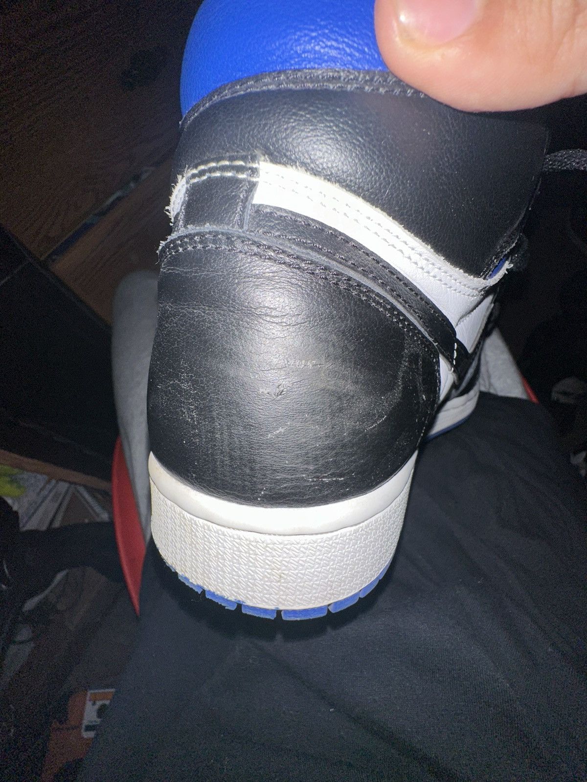 Jordan Brand Air Jordan 1 Retro High OG 'Royal Toe' Size US 10.5 / EU 43-44 - 6 Thumbnail