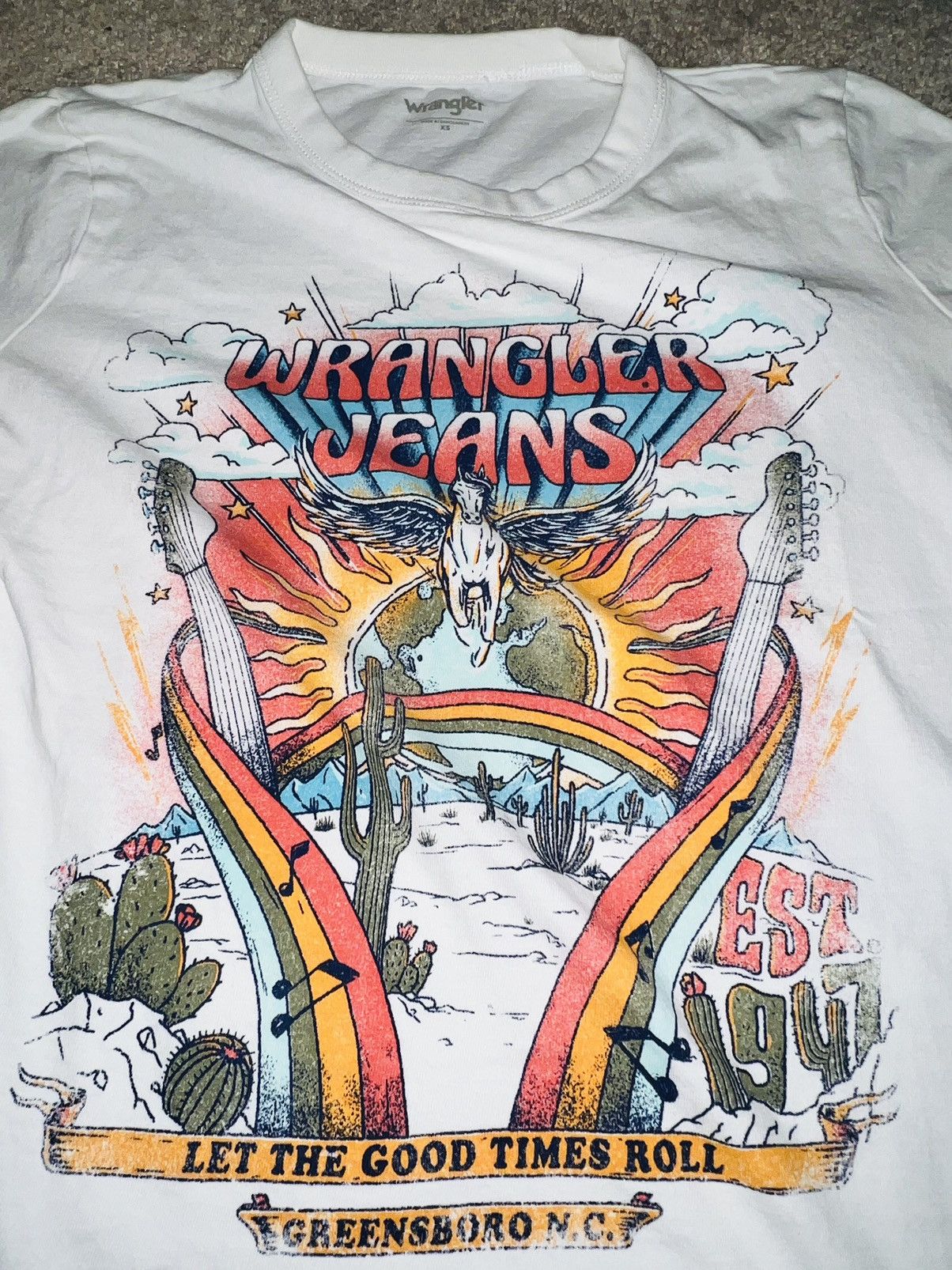 Wrangler WRANGLER Jeans T-shirt Size XS / US 0-2 / IT 36-38 - 1 Thumbnail