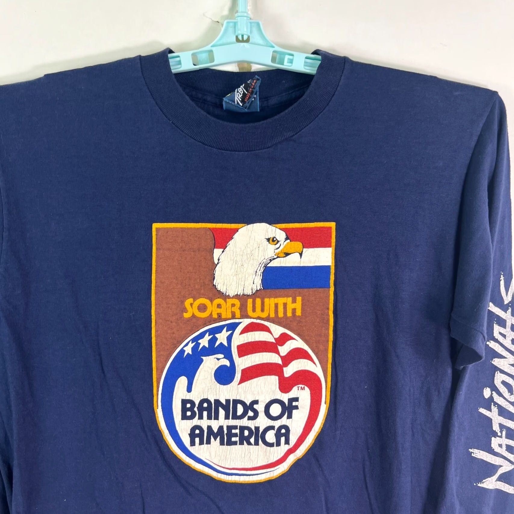 Vintage VINTAGE Trophy Bands of America Nationals Long Sleeve Shirt Adult M Blue Graphic Print 42 Chest Men Reg Mens Size US M / EU 48-50 / 2 - 4 Thumbnail