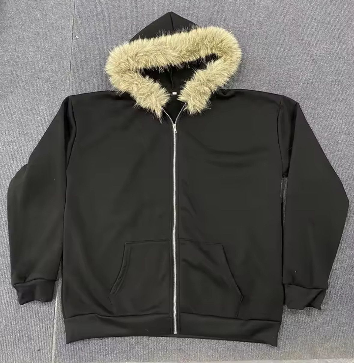 Other Fashion Punk Y2K Goth Grunge Flurry Hat Fur Hoodies Size US XL / EU 56 / 4 - 2 Thumbnail