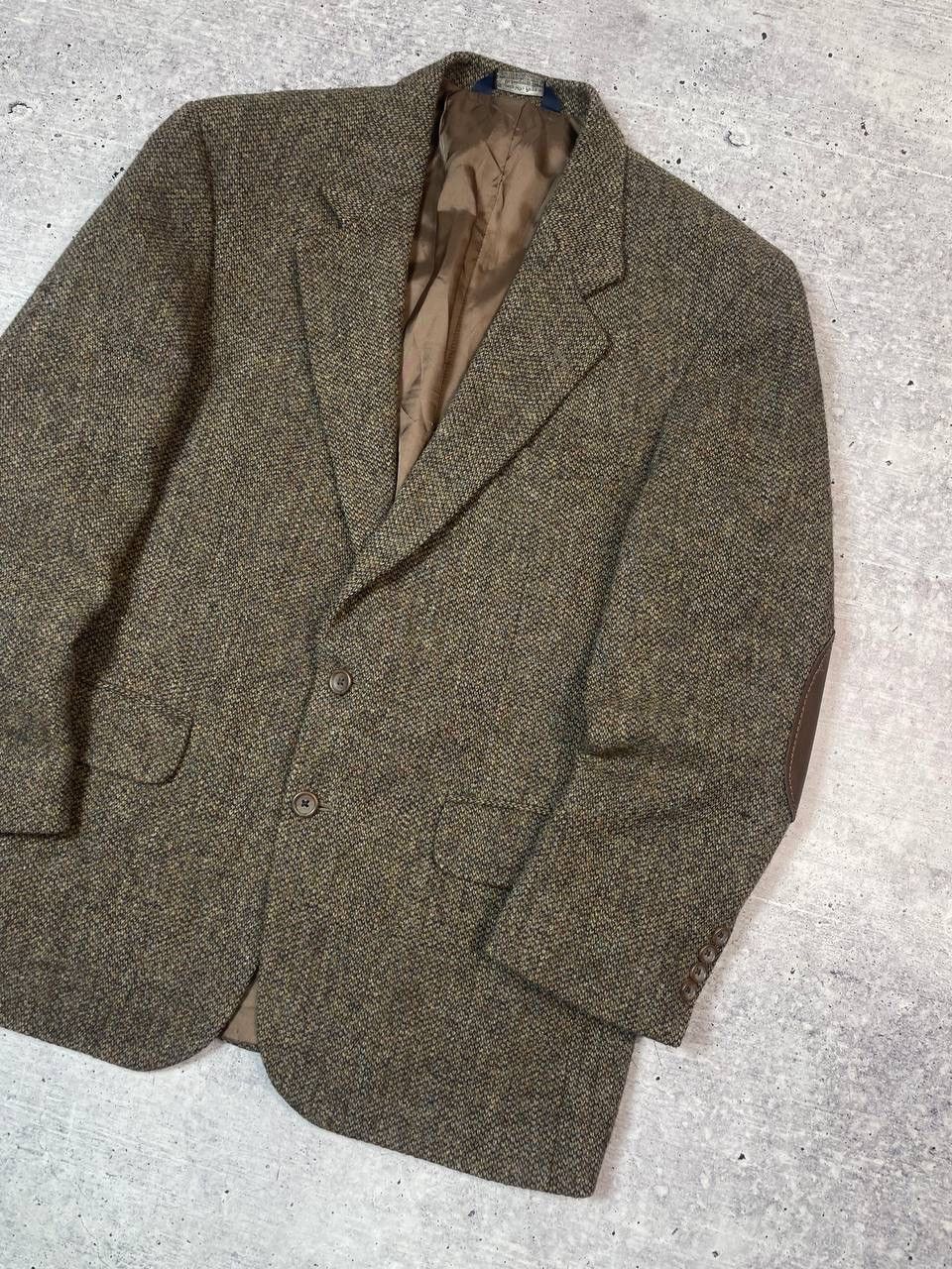 Harris Tweed Vintage Harris Tweed Lands End Blazer Wool Jacket Y2K Size 42R - 3 Thumbnail