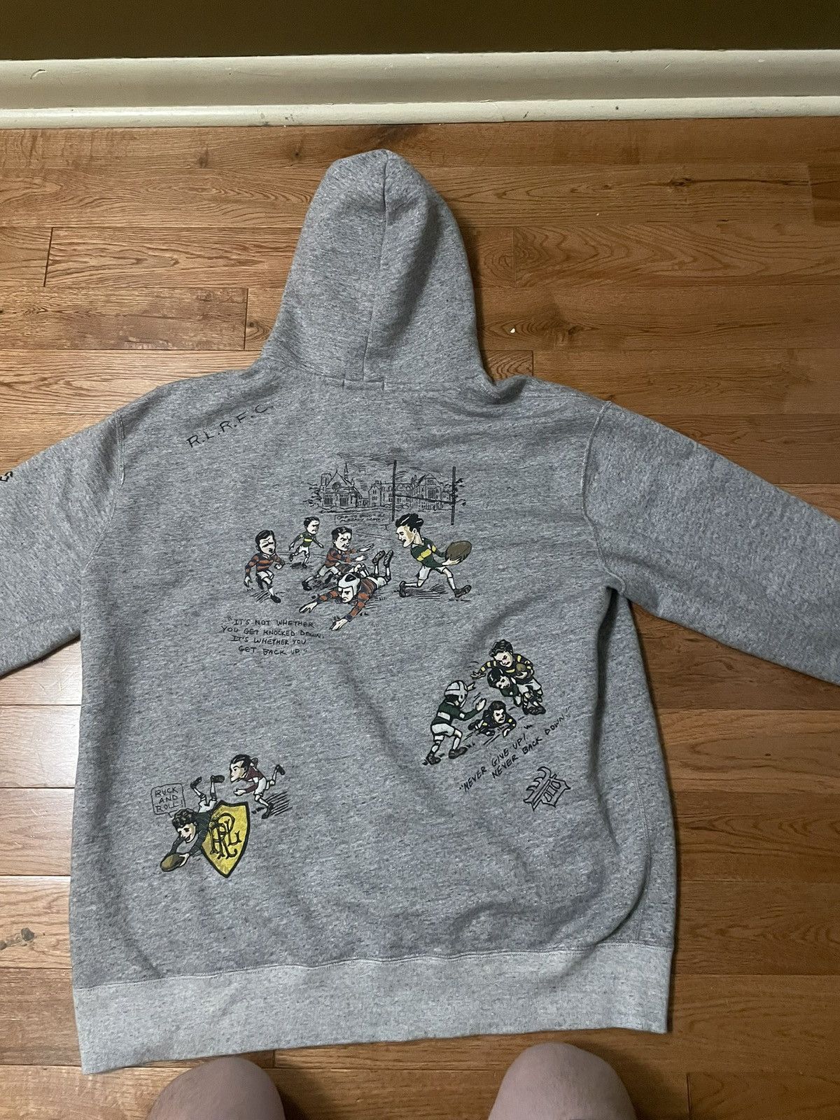 Polo Ralph Lauren Polo Ralph Lauren St Andrews Rugby Hoodie Size US XL / EU 56 / 4 - 8 Thumbnail