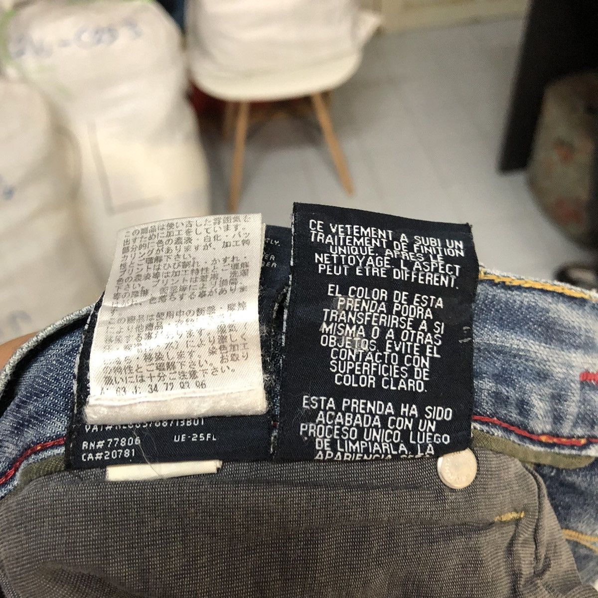 Tommy Hilfiger DL Tommy Hilfiger Blue faded Denim Pants #C149 Size US 32 / EU 48 - 19 Thumbnail
