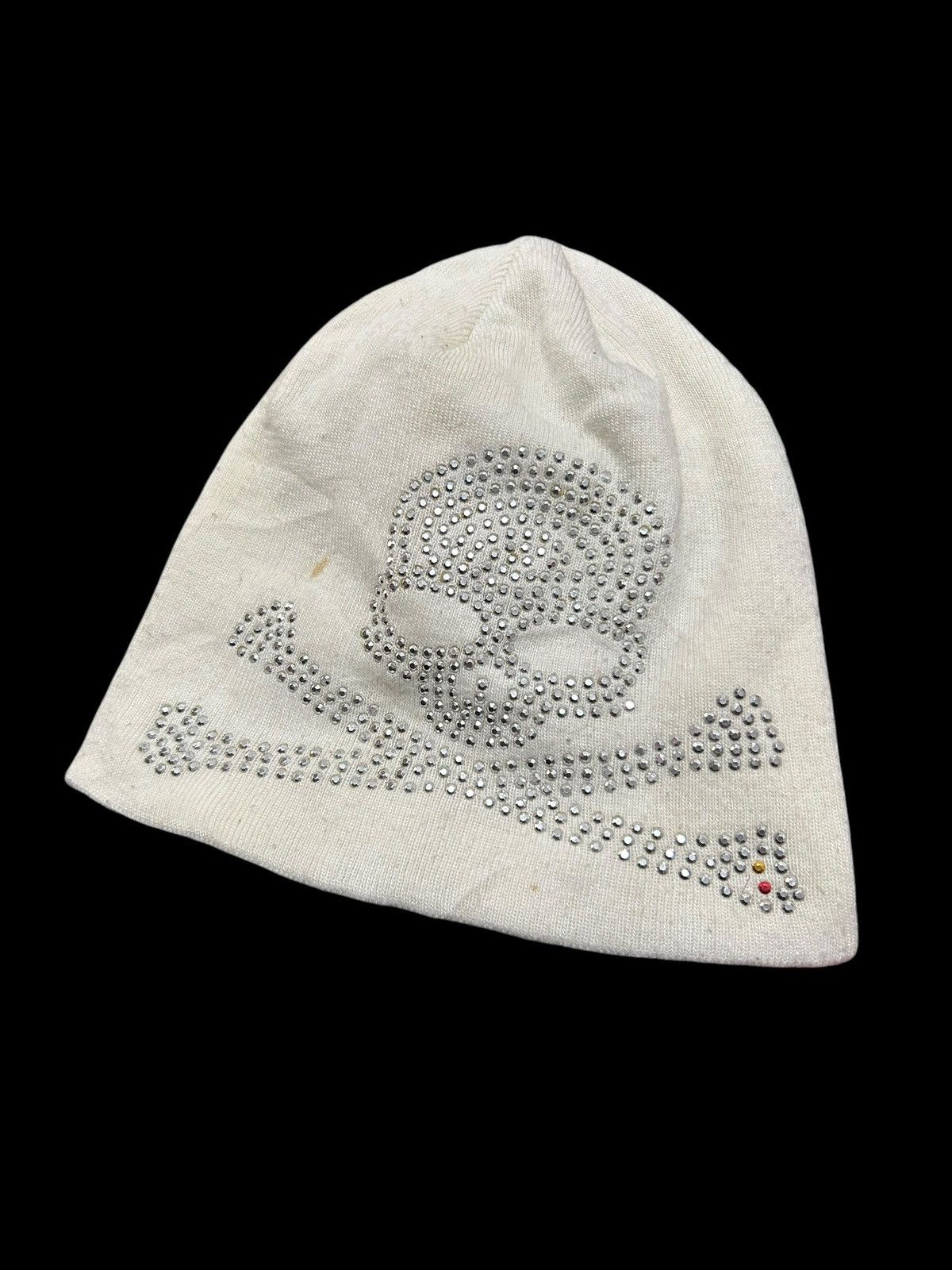Japanese Brand × Kapital × Vintage Skull Japanese Punk Bondage Style Big Beanie Hats ☠️☠️ Size ONE SIZE - 3 Thumbnail