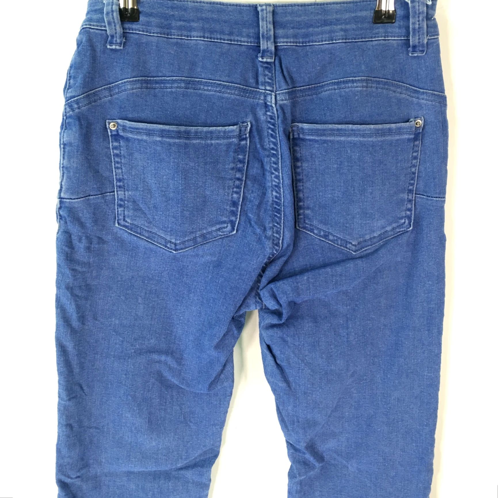 Denime FB Sister Womens Jeans Skinny Mid Rise Blue Denim 31 Size 24" / US 00 / IT 34 - 4 Thumbnail