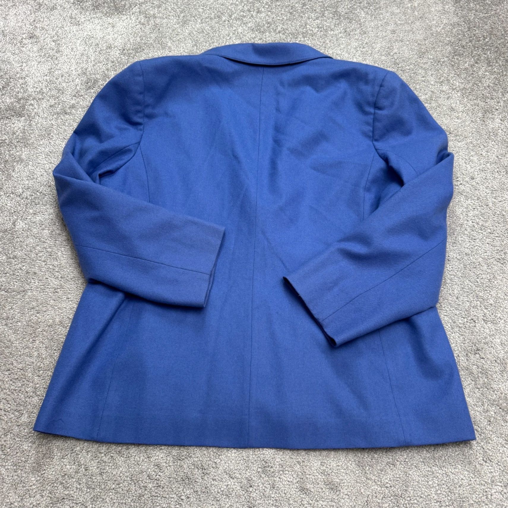 Pendleton VINTAGE Pendleton Blue Blazer Jacket Womens 18 Wool Virgin Wool Button-Front Classic Blazer Womens Size XXL / US 16-18 / IT 52-54 - 2 Thumbnail