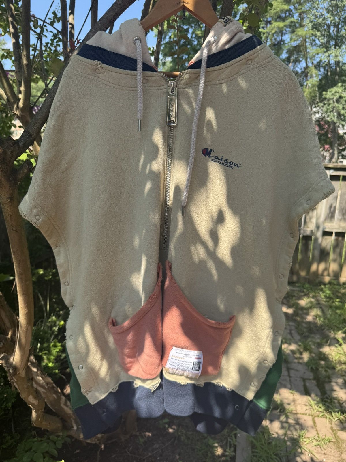 Maison MIHARA YASUHIRO Snap Off Big Zipper Hoodie Size US XL / EU 56 / 4 - 3 Thumbnail