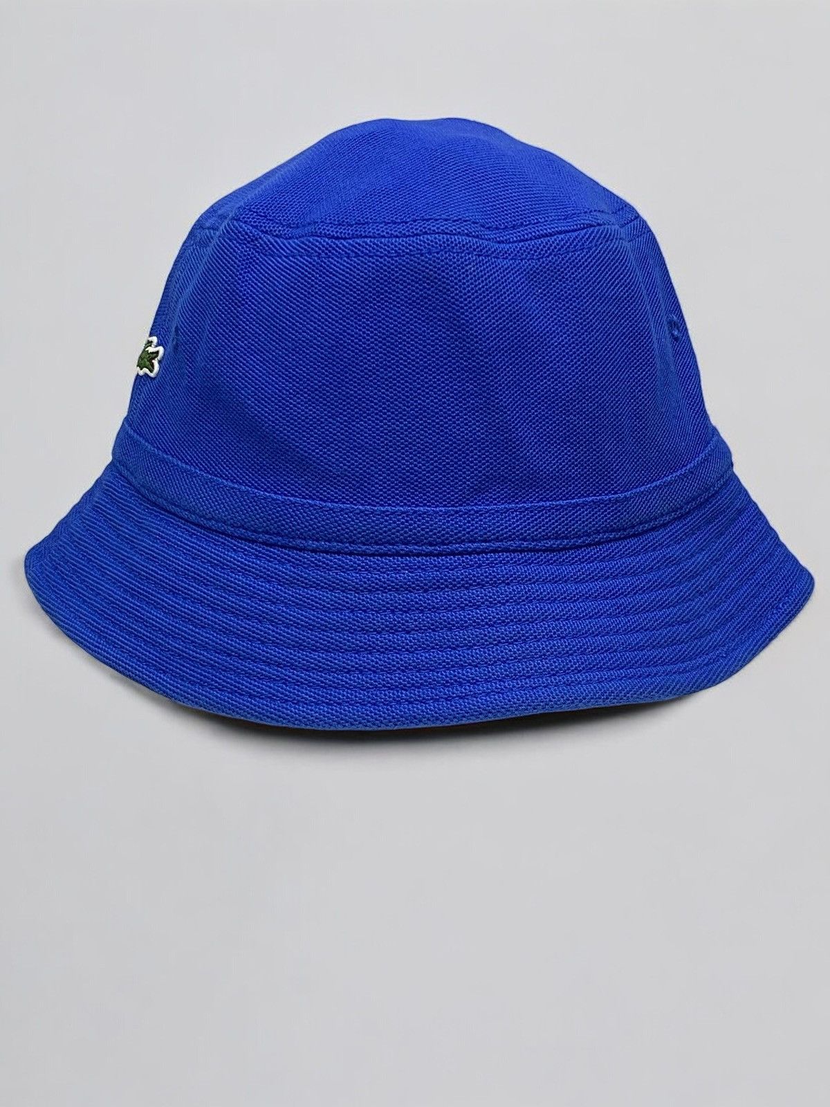 Lacoste 🔥 Y2K LACOSTE BLUE BUCKET HAT GORP TECH SUMMER VIBES Size ONE SIZE - 3 Thumbnail