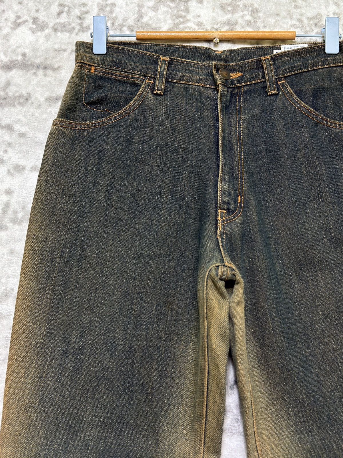 Vintage Lady Wrangler Bell Bottom 90s Sun Faded Grunge Denim Jeans Size US 28 / EU 44 - 4 Thumbnail