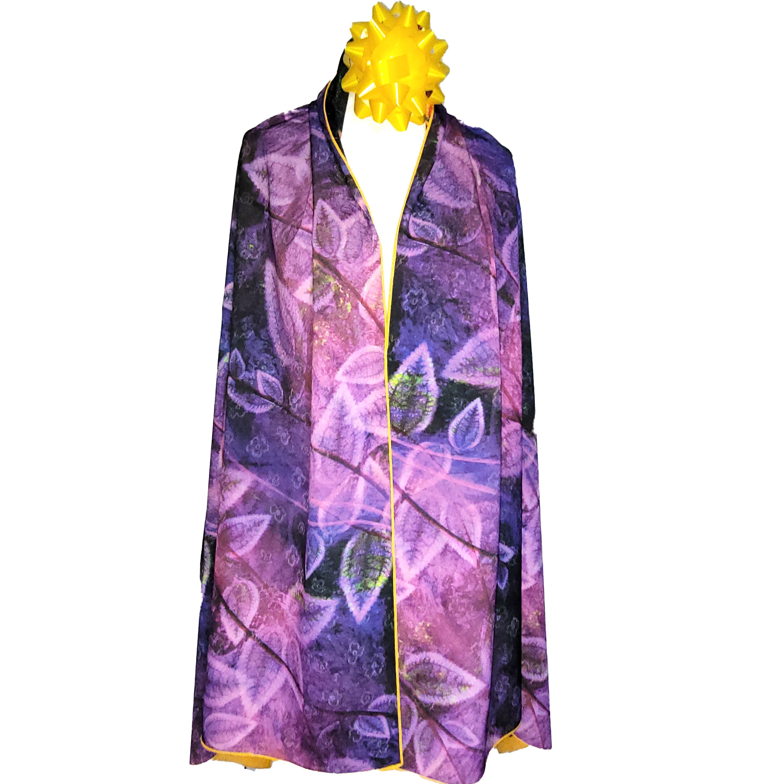 Other NWT Double-Sided Silk Scarf 27"x70" Long Rectangle Wrap 3328 Size ONE SIZE - 7 Thumbnail