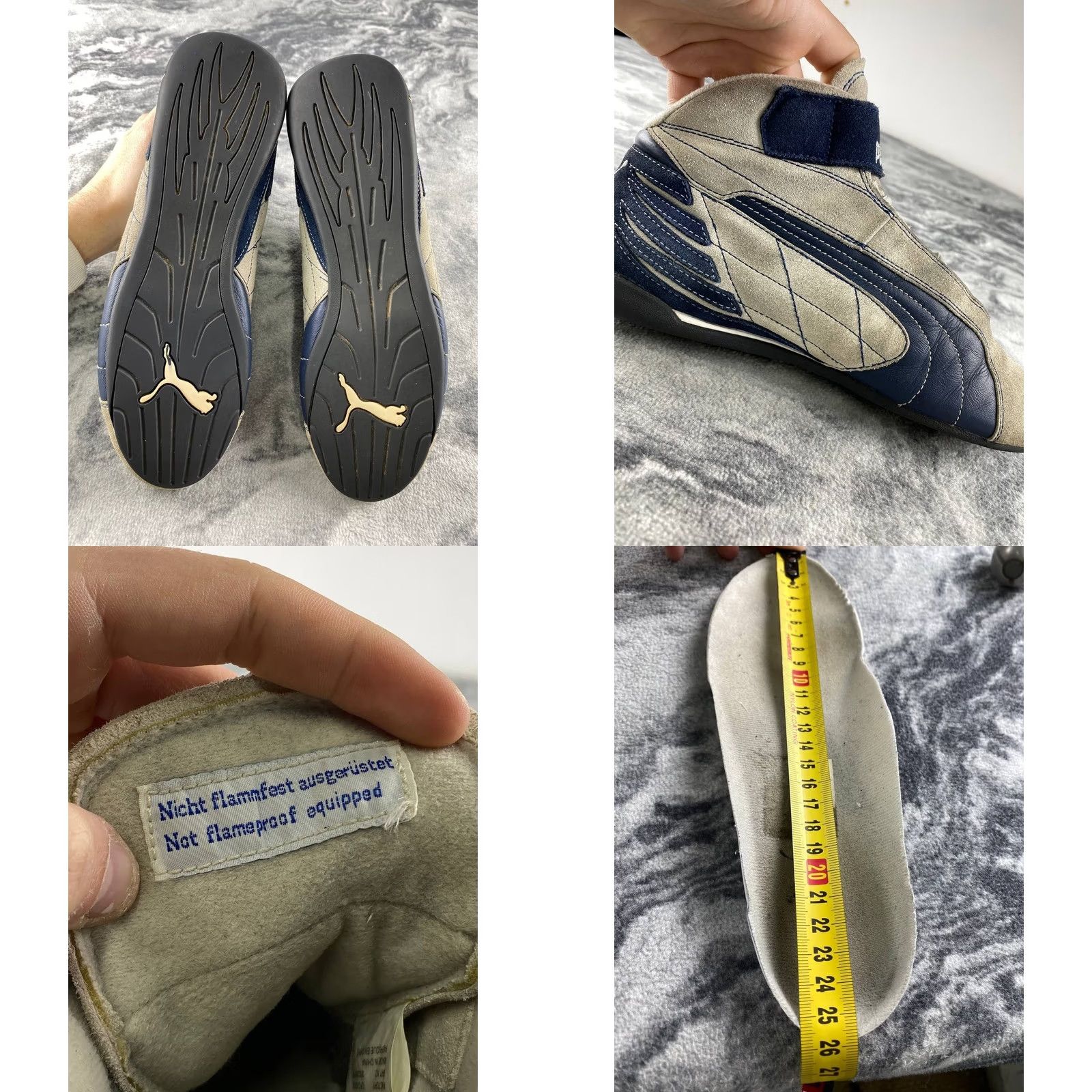 Puma VINTAGE PUMA Mid Speedcat Sneakers Moto F1 Women Size 39 Blue Size US 9 / IT 39 - 10 Thumbnail