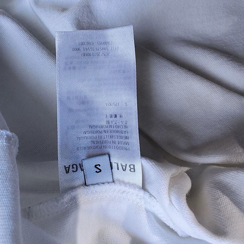 Balenciaga Balenciaga White short sleeves, paris series Size US S / EU 44-46 / 1 - 5 Thumbnail