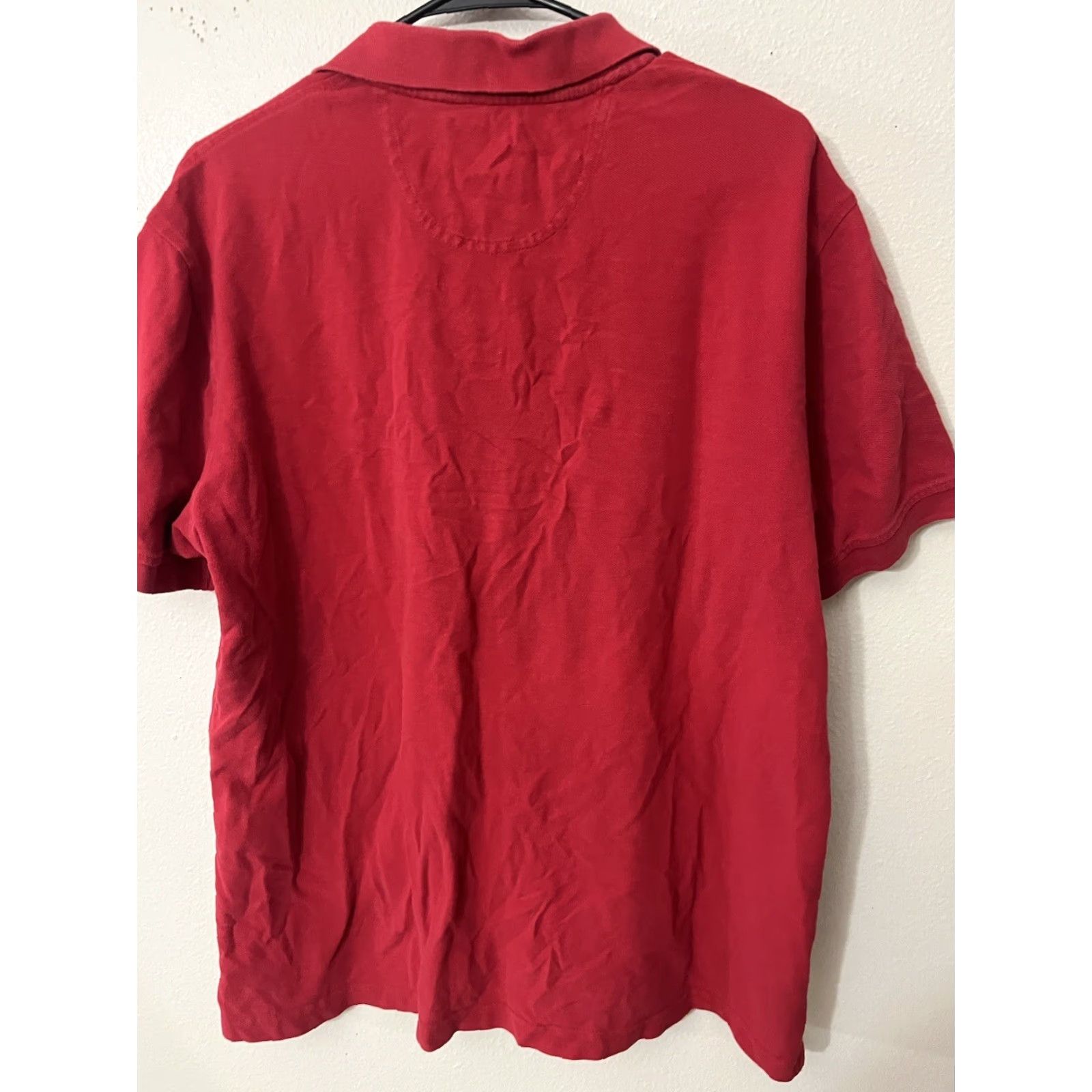 Izod VINTAGE IZOD Polo Mens XL Golf Short Sleeve Red Outdoors Hiking Logo Size US XL / EU 56 / 4 - 2 Thumbnail