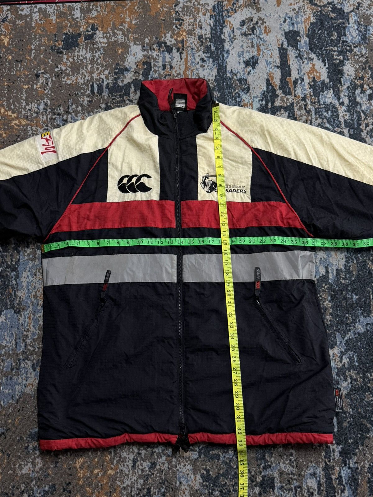 Canterbury of New Zealand Vintage Canterbury Crusader Colour Of Block Jacket Size US XXL / EU 58 / 5 - 17 Thumbnail