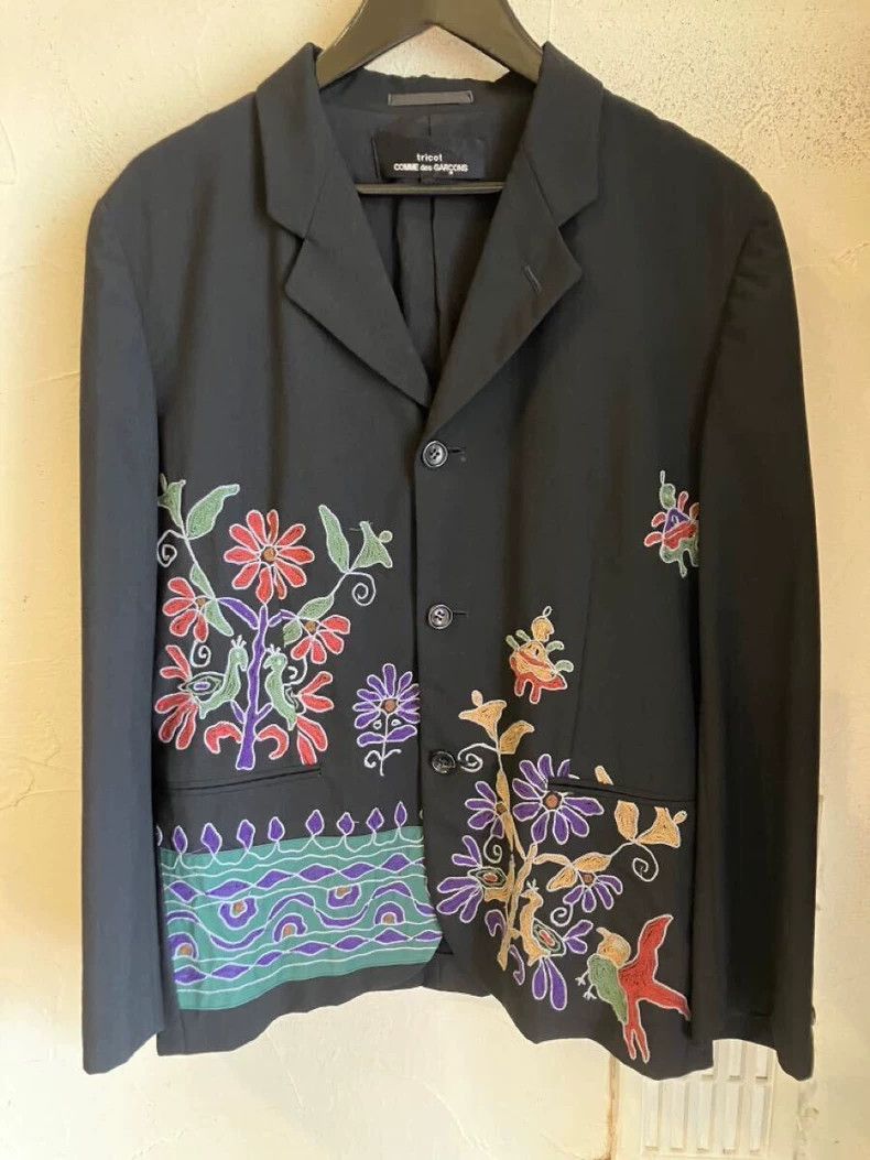 COMME des GARCONS Vintage Floral Blazer - dmc