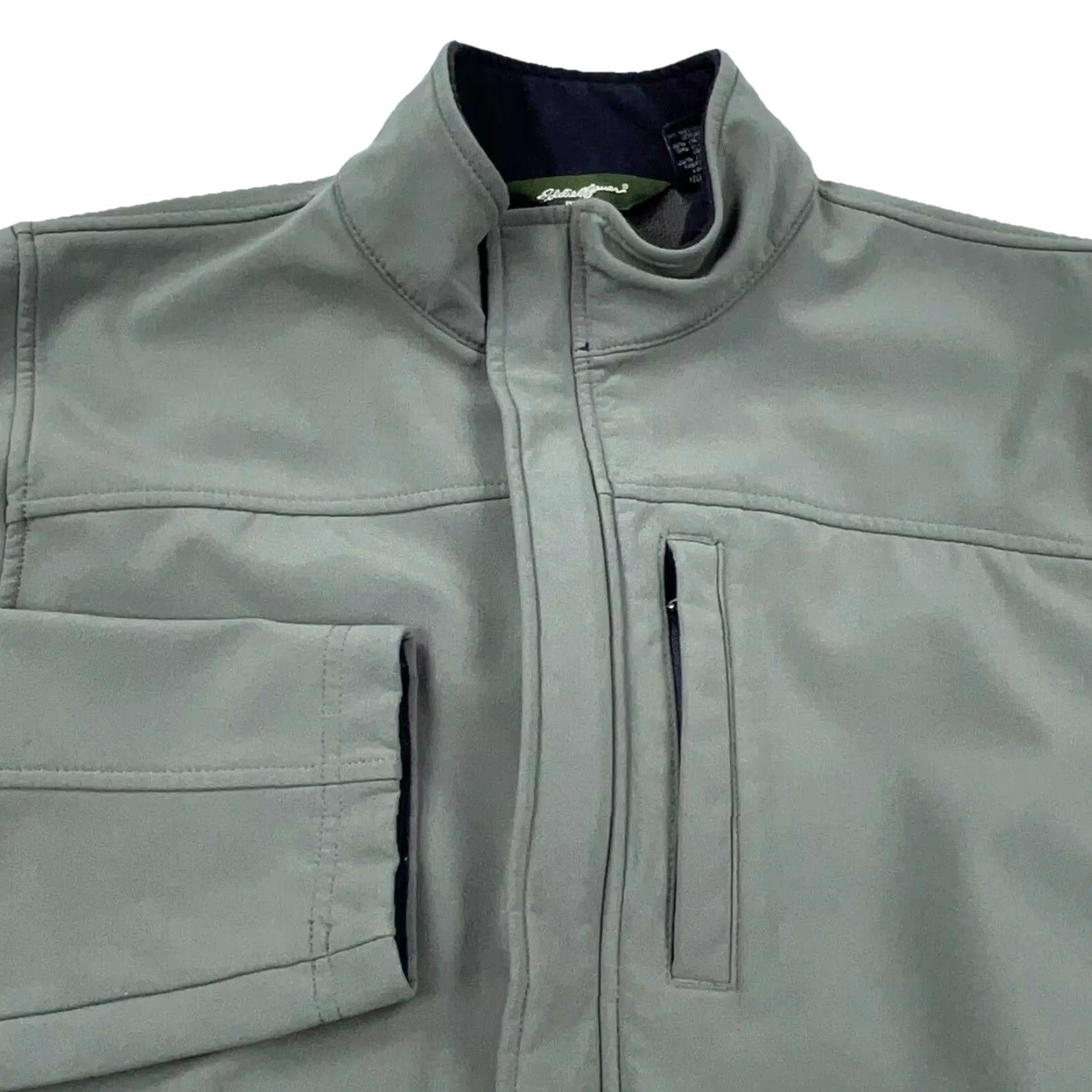Eddie Bauer Eddie Bauer Jacket Men Medium Green Soft Shell Field Gear Fleece Lined Olive Size US M / EU 48-50 / 2 - 2 Thumbnail