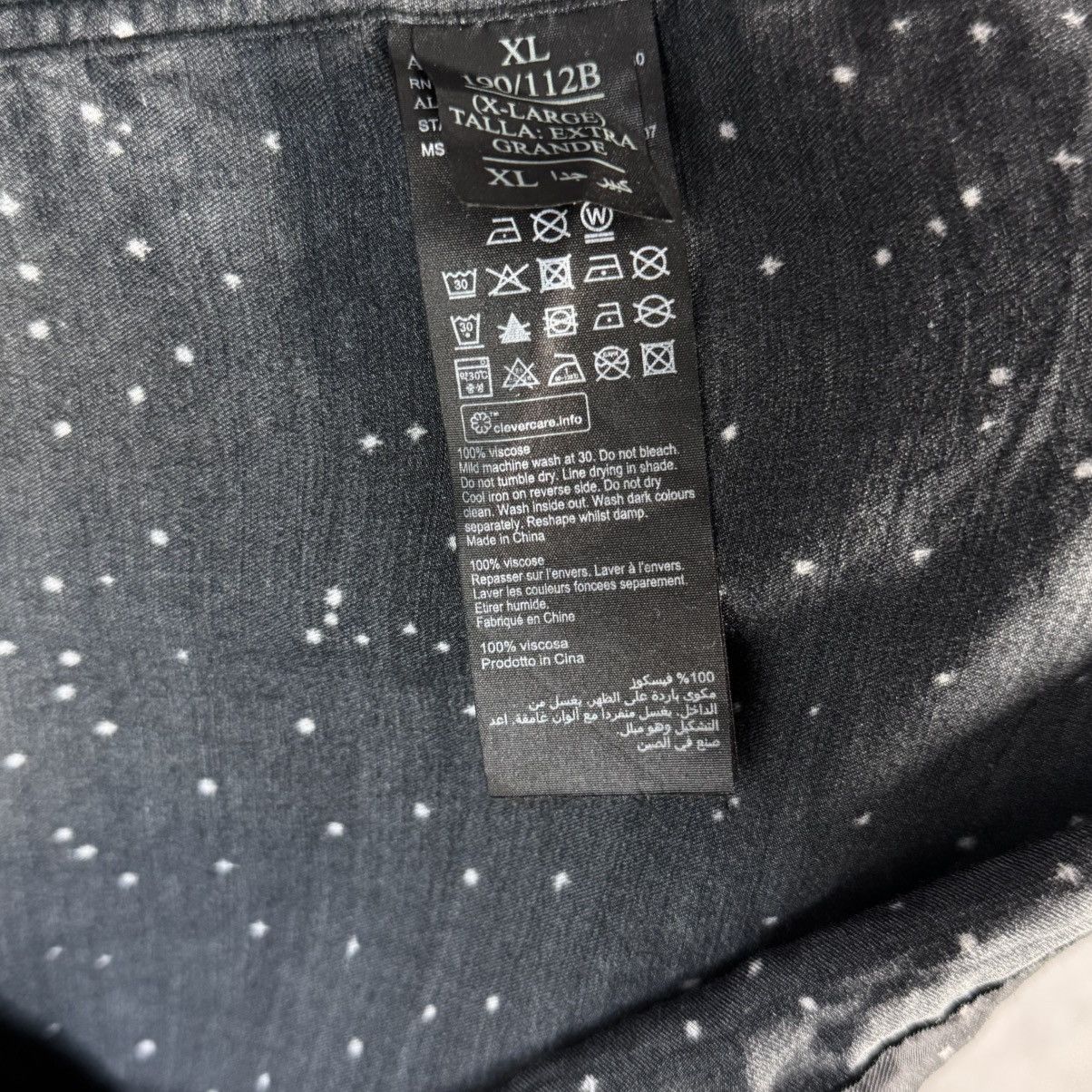 Allsaints AllSaints Starchart Shirt big logo viscose short sleeve Size US XL / EU 56 / 4 - 7 Thumbnail