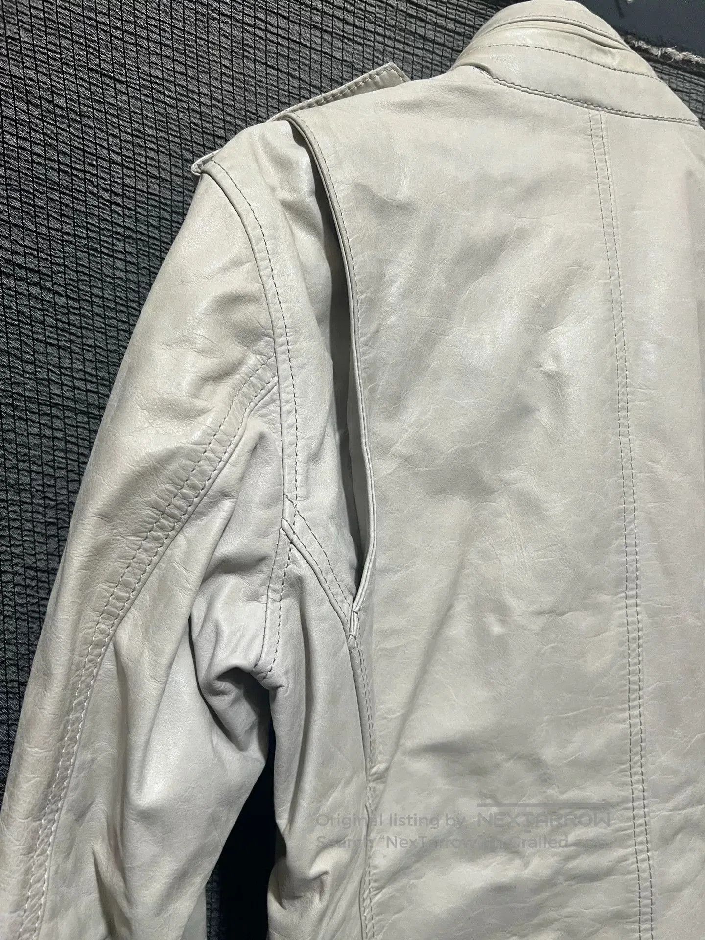Massimo Osti cp company vintage m65 military leather jacket. Size US M / EU 48-50 / 2 - 4 Thumbnail