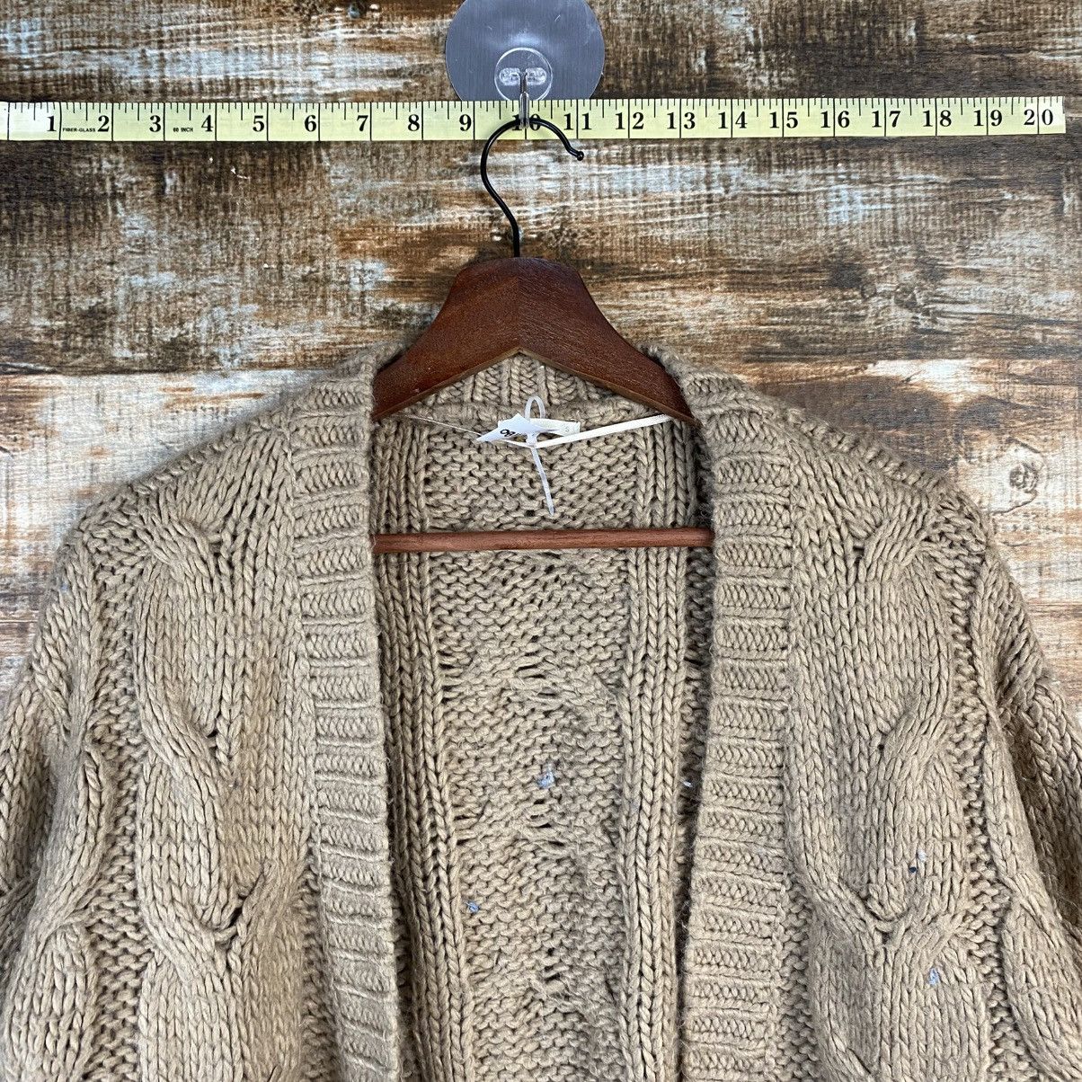 Vintage DL GU Beige Cardigan crochet Knitwear #C1180 Size S / US 4 / IT 40 - 4 Thumbnail