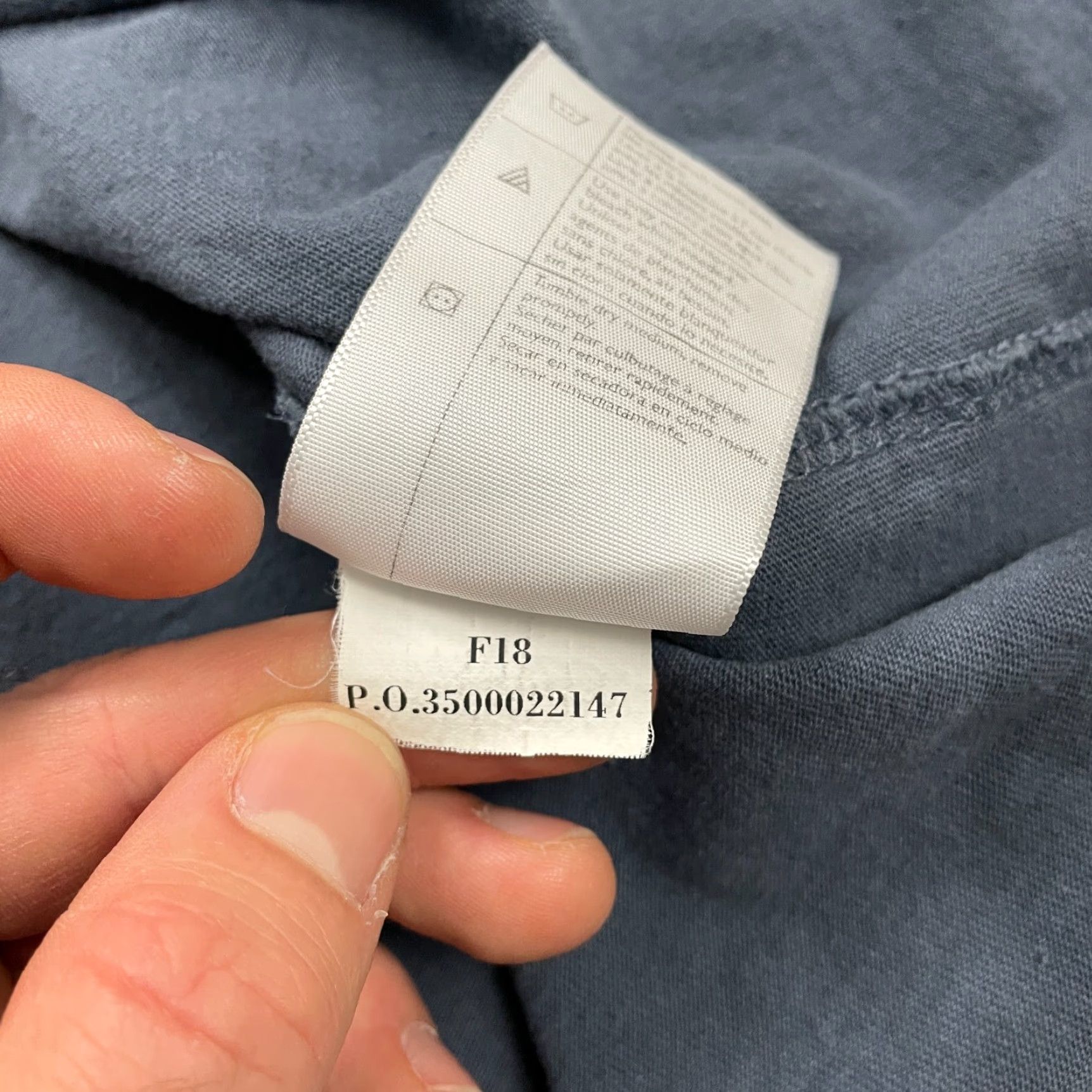 Carhartt VINTAGE Carhartt K128 Regular T-Shirt Mens 2XL Blue Crew Neck Pocket Tee Long Sleeve Casual Size US XXL / EU 58 / 5 - 7 Thumbnail