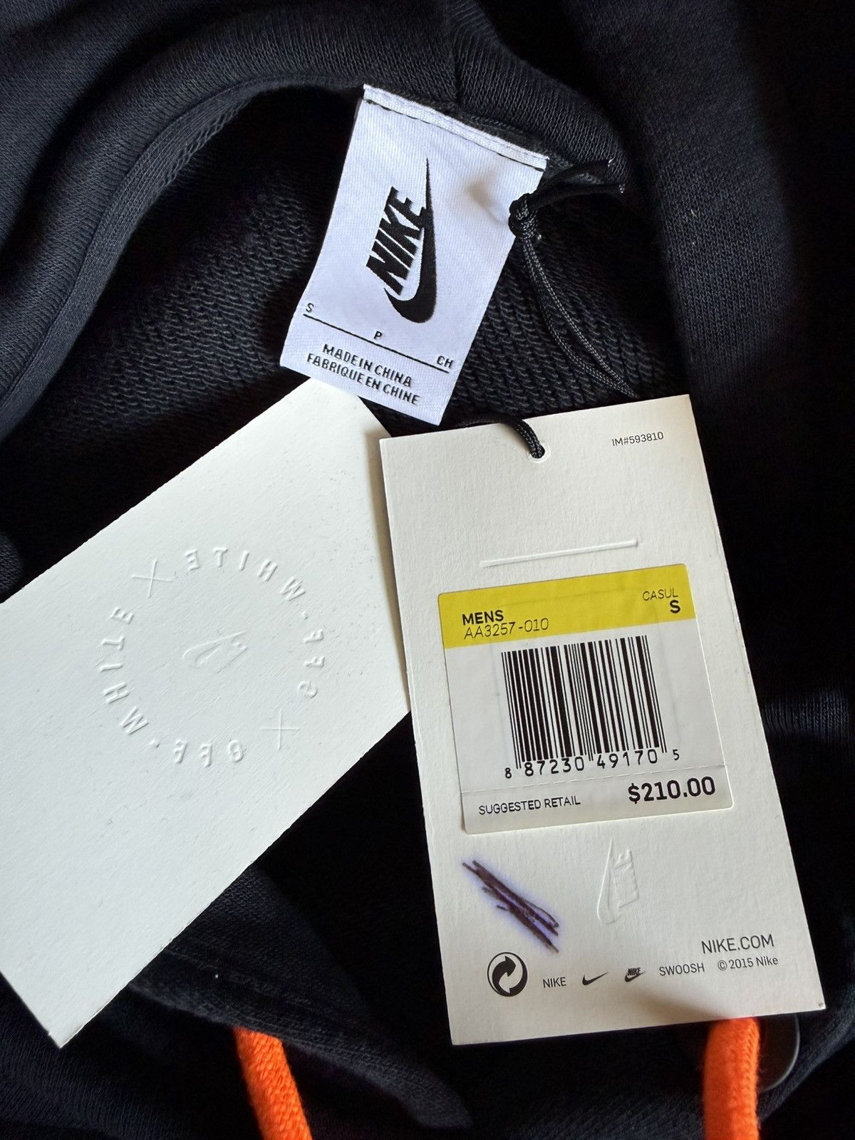 Nike × Off-White Nike Lab x OFF-WHITE Mercurial NRG Hoodie Sz Small WITH TAGS Size US S / EU 44-46 / 1 - 8 Thumbnail