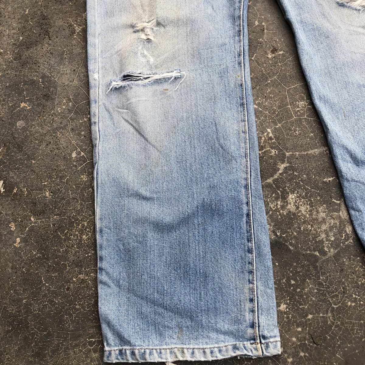 Big John × Vintage Vintage Big John Distressed Light Wash Jeans Denim Pants Size US 32 / EU 48 - 4 Thumbnail