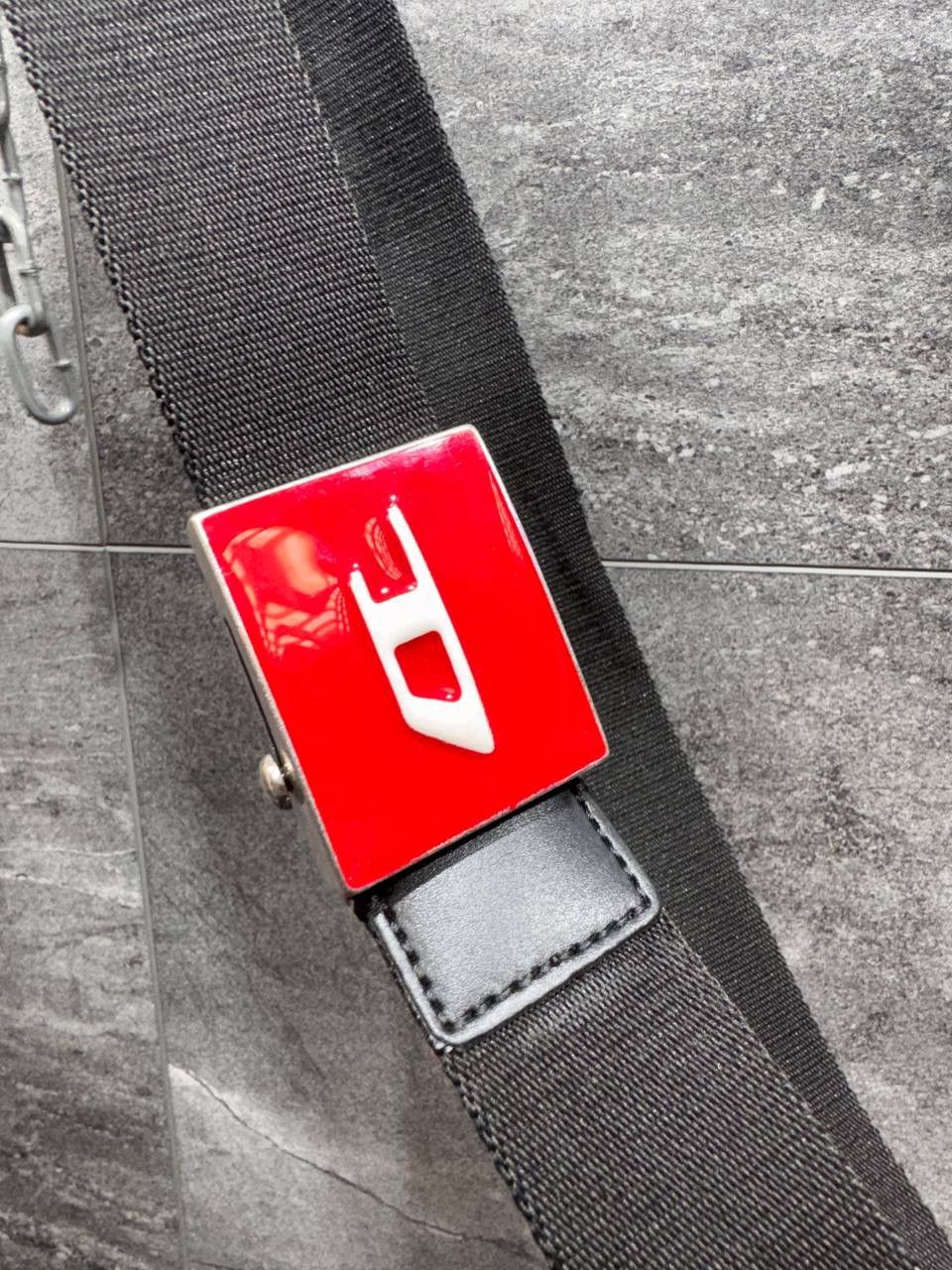 Diesel Belt Diesel B-Plaque Black Size 80cm./inch 32 Size ONE SIZE - 2 Thumbnail