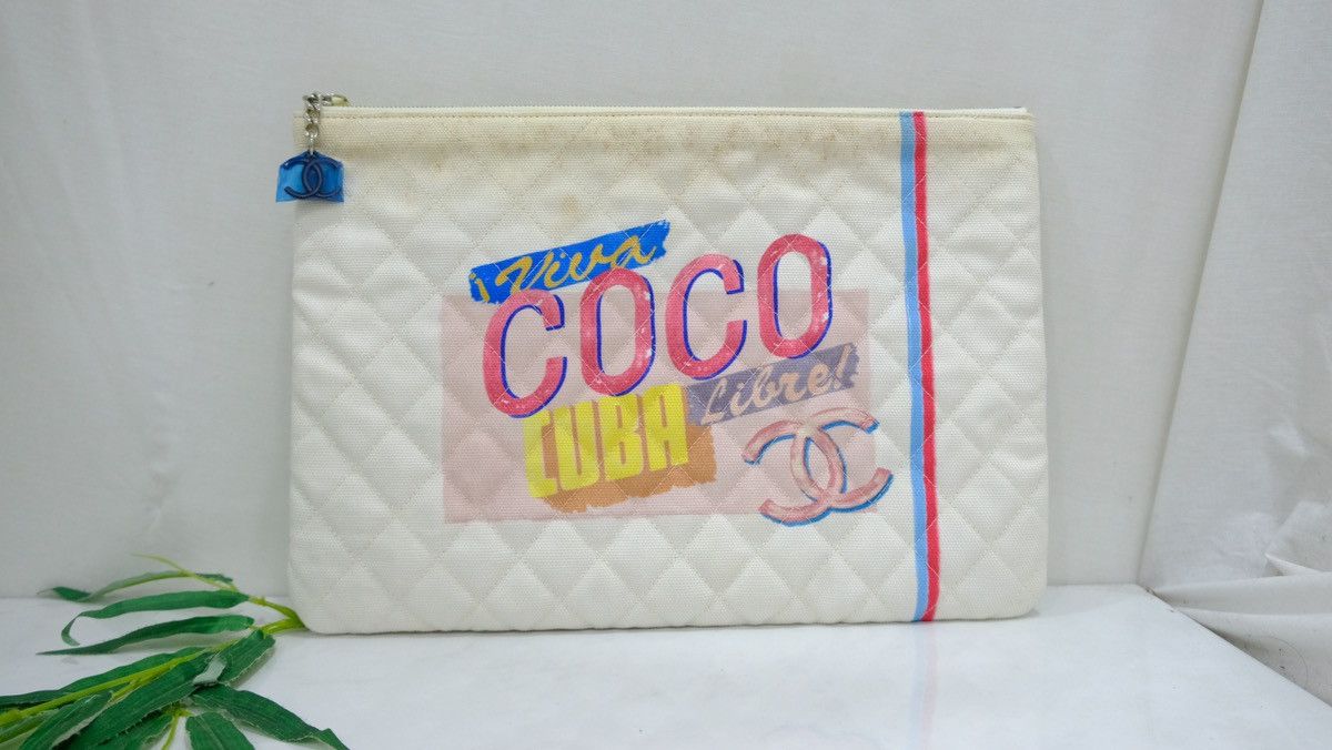 Chanel CHANEL coco cuba clutch bag White Size ONE SIZE - 2 Thumbnail