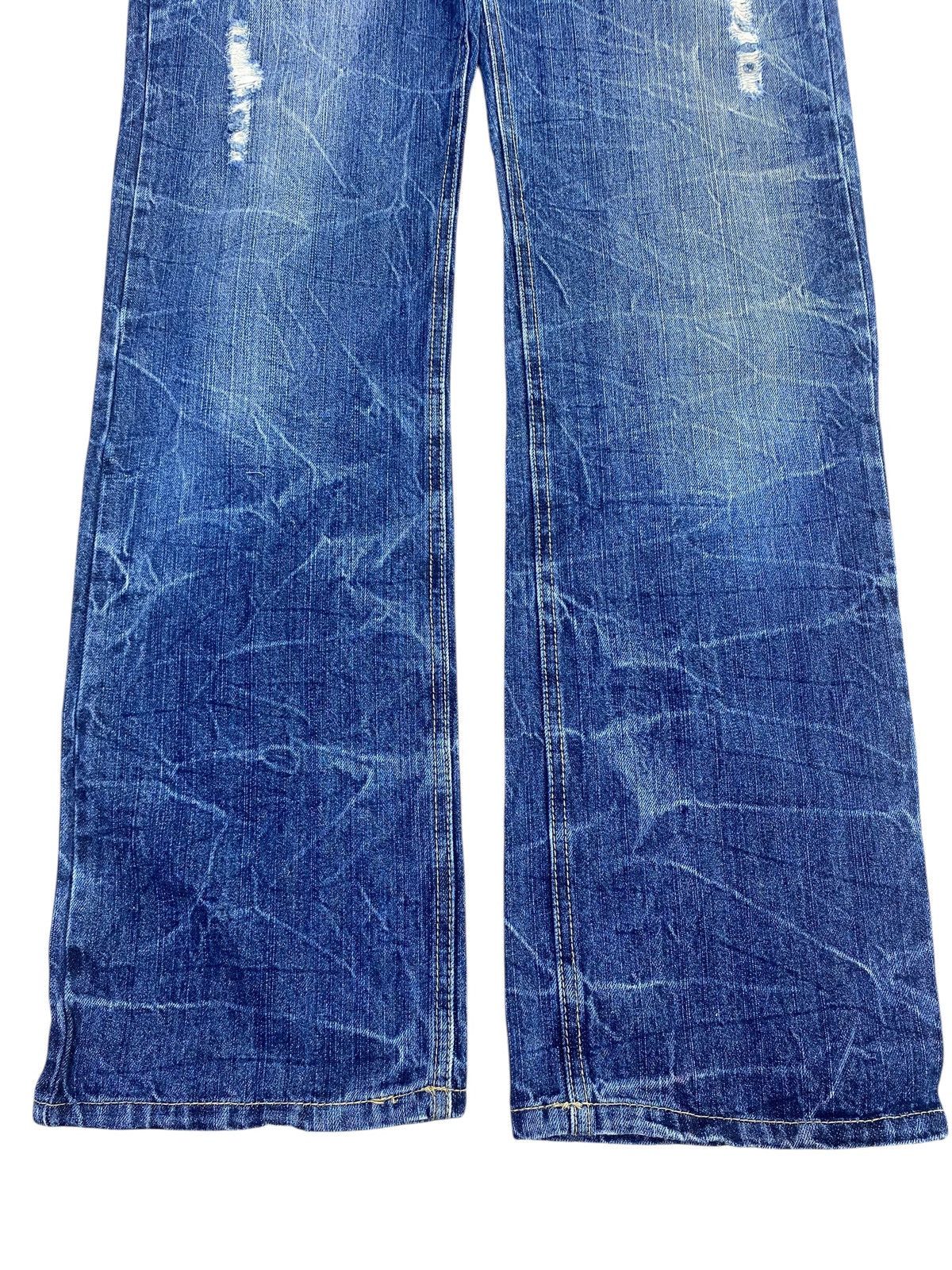 Japanese Brand Back & Forth Brand Thunder Wqsh Style Ripped Jeans Size US 34 / EU 50 - 9 Thumbnail