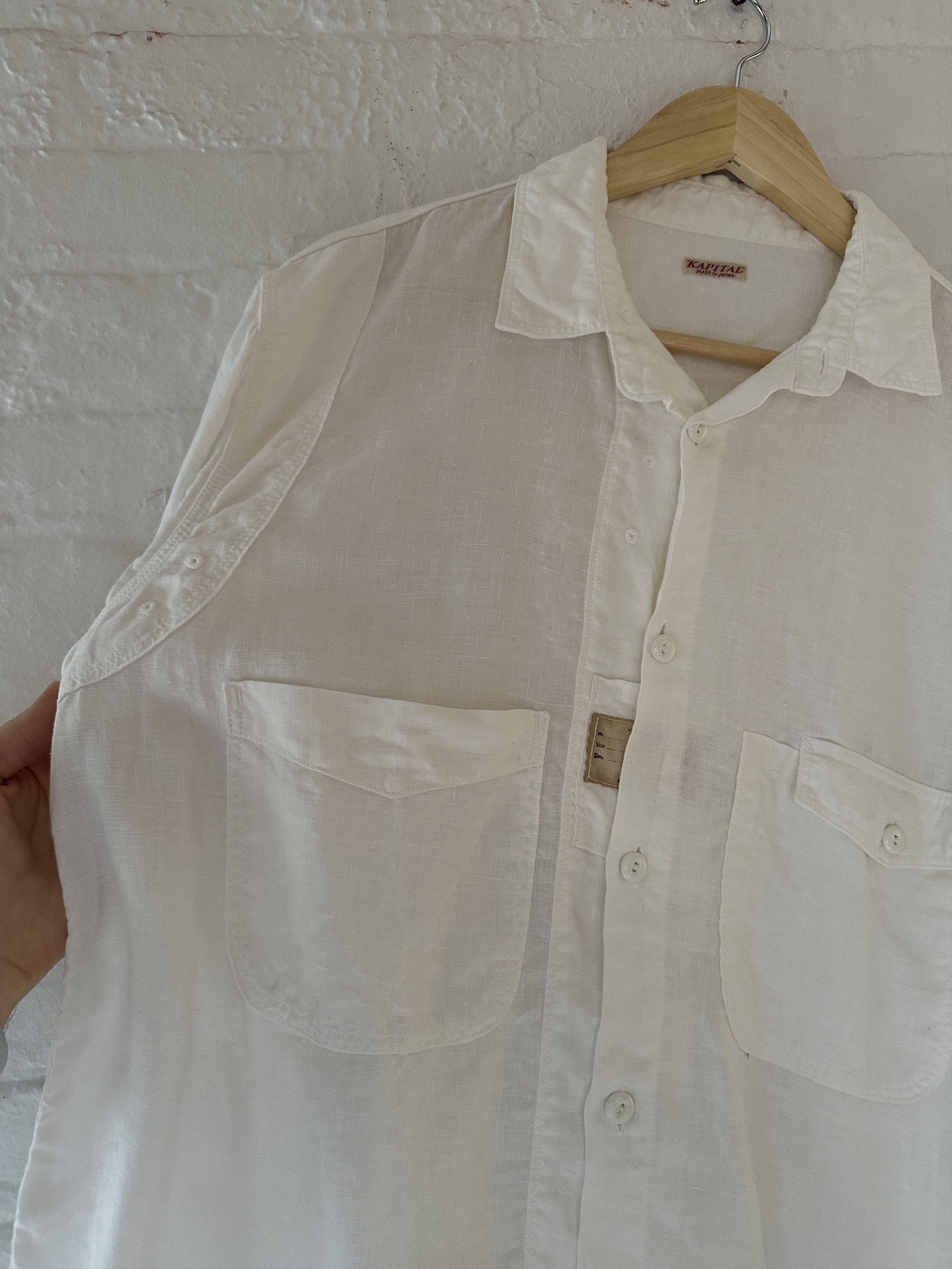 Kapital Kapital Multi Media Linen Shirt Size US L / EU 52-54 / 3 - 3 Thumbnail