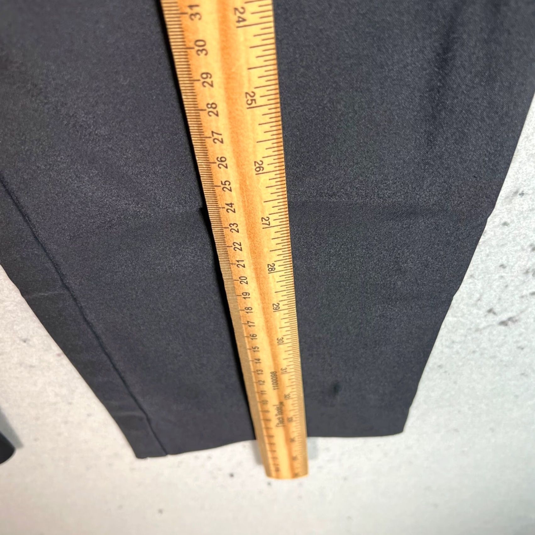 Ellen Tracy Ellen Tracy Women's Slim Black Ankle Pants Size 4 Cotton Blend Stretch Solid Size 27" / US 4 / IT 40 - 6 Thumbnail