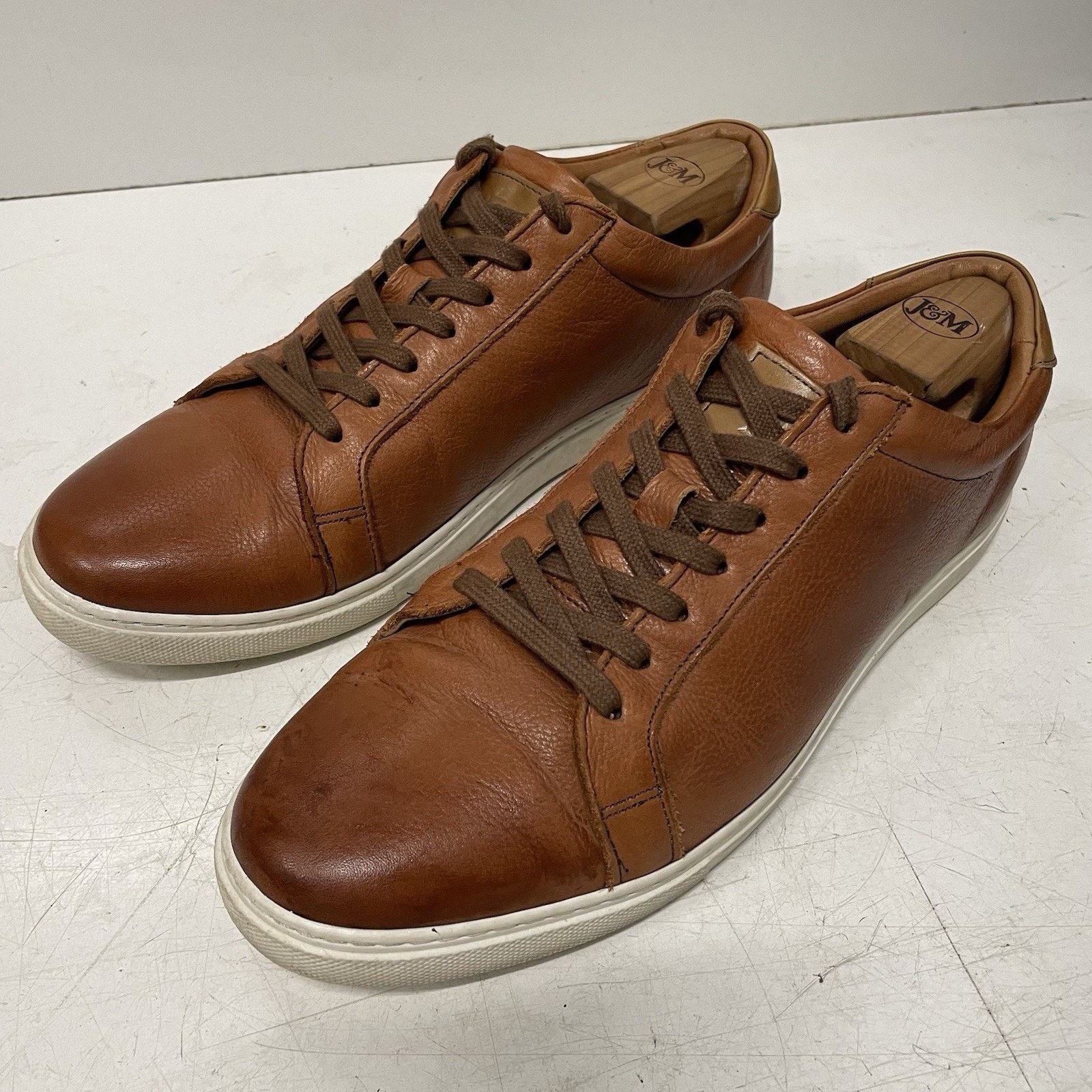 Allen Edmonds Allen Edmonds Courtside Sneakers Men’s Sz 10.5 Brown Leather Size US 10.5 / EU 43-44 - 2 Thumbnail