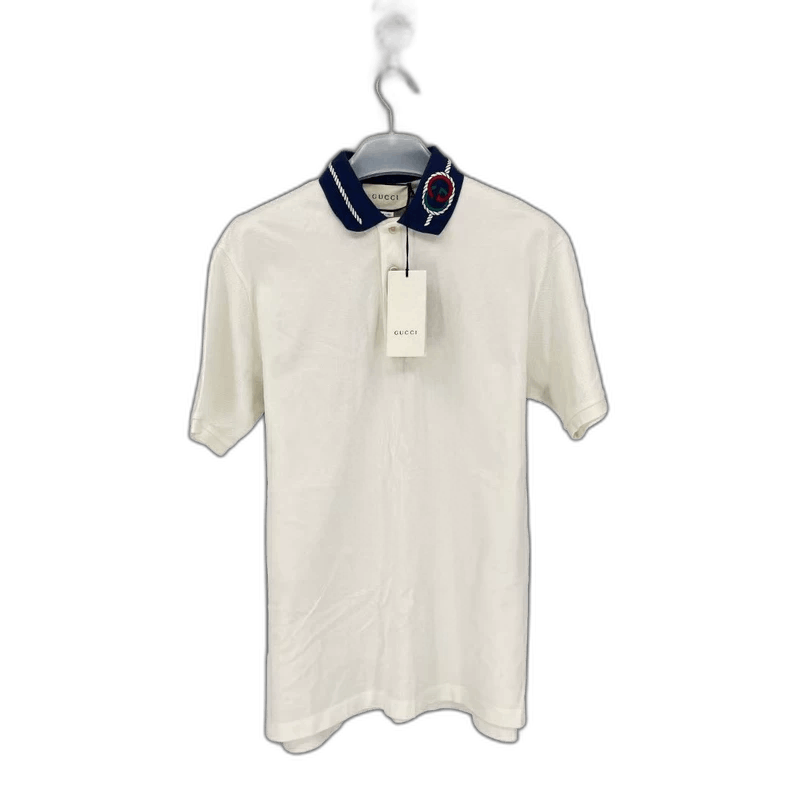 Gucci GUCCI Logo Short Sleeve Polo Shirt-yf Size US L / EU 52-54 / 3 - 1 Thumbnail