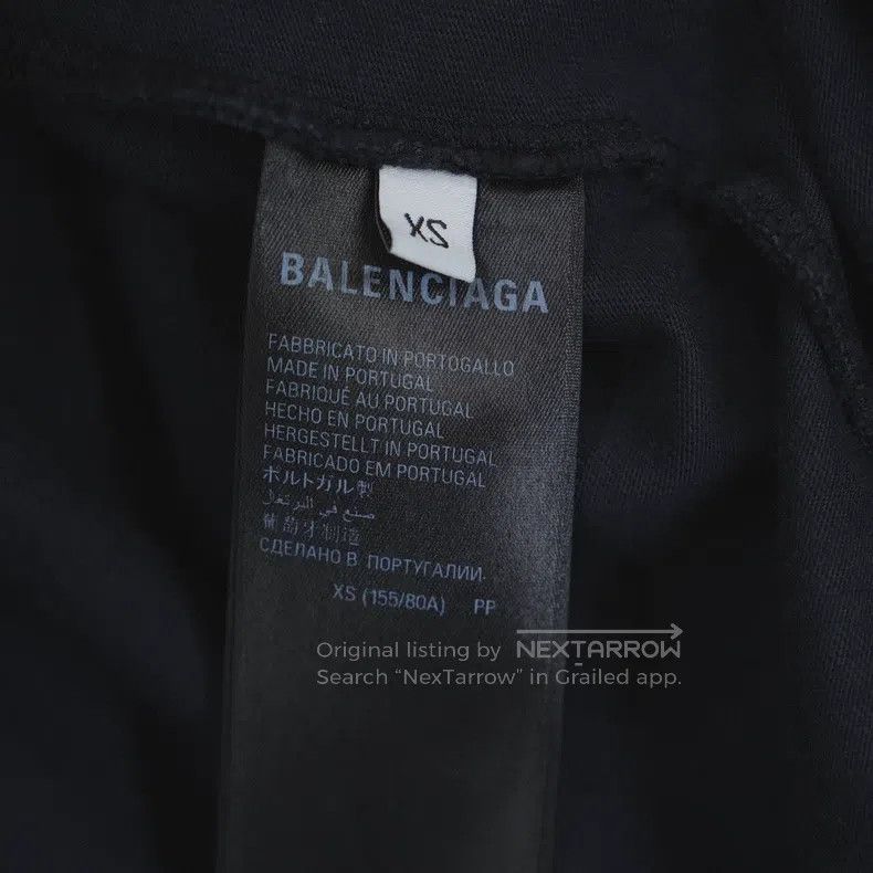 Balenciaga Balenciaga Letter Heart-Shaped Printed Short Sleeve T-Shir Size US XS / EU 42 / 0 - 6 Thumbnail