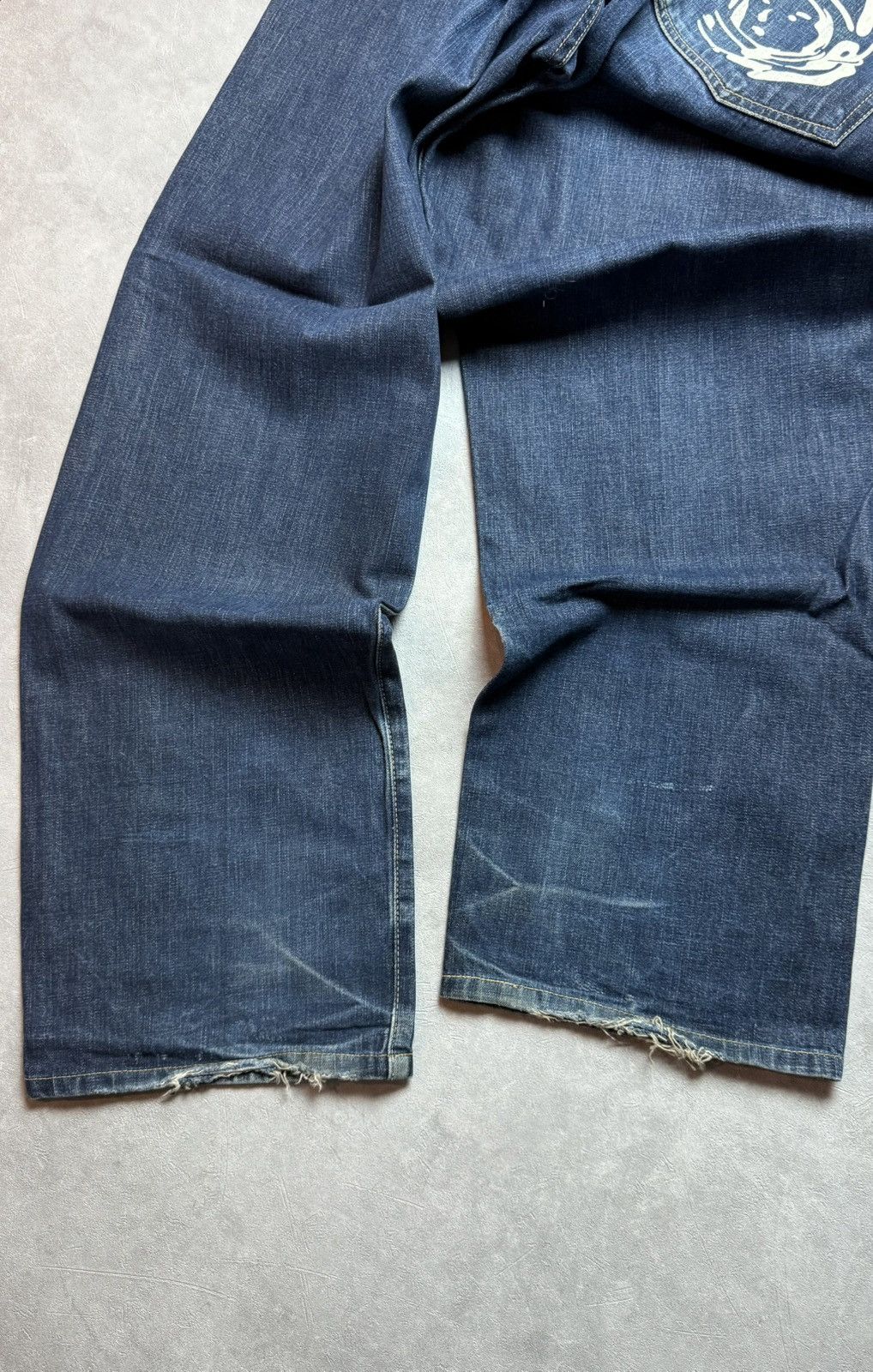 Icecream Last Call ! Vintage 2000s BBC Running Dog Denim Size US 36 / EU 52 - 7 Thumbnail