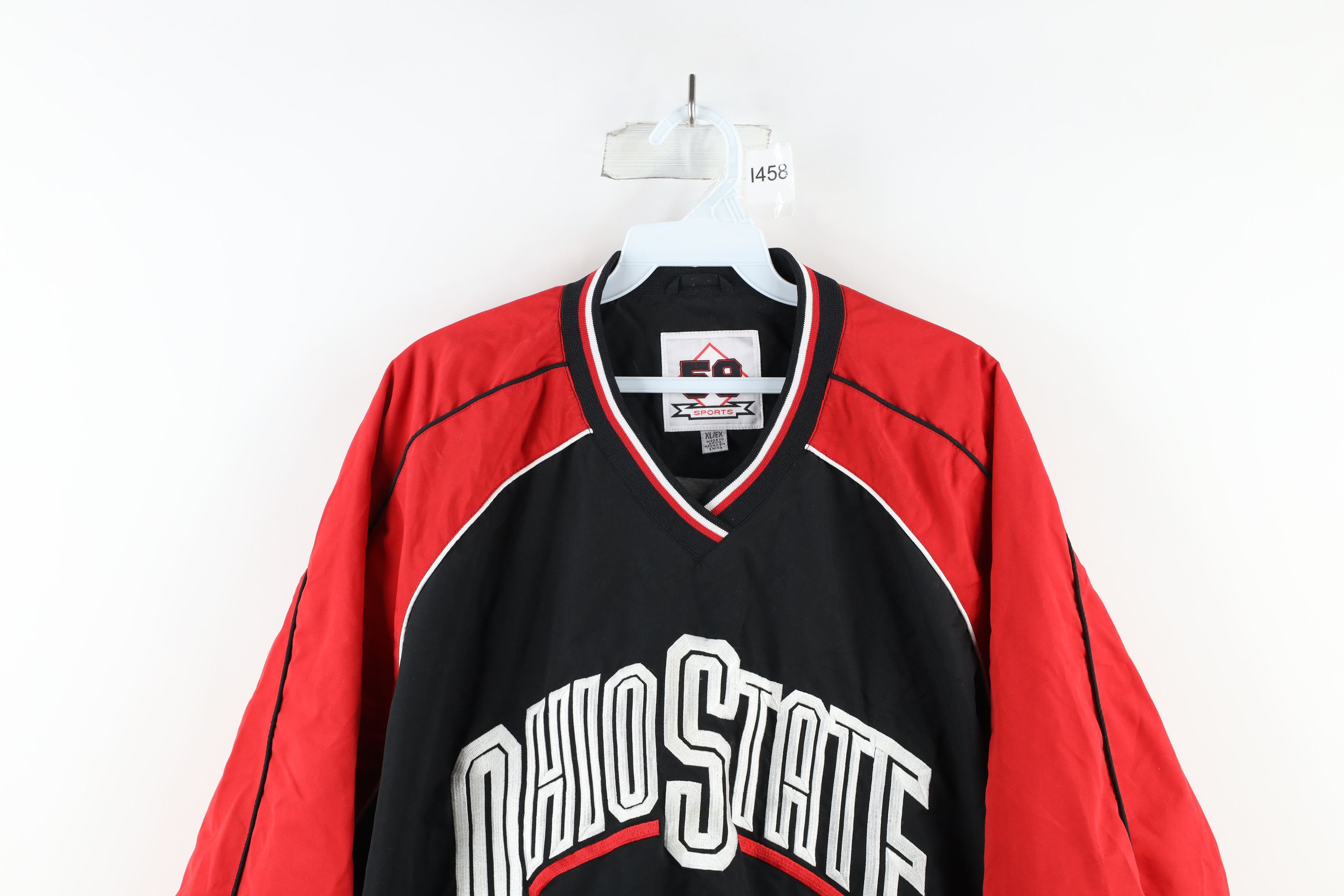 Vintage Vintage Ohio State University Pullover Windbreaker Jacket Size US XL / EU 56 / 4 - 2 Thumbnail