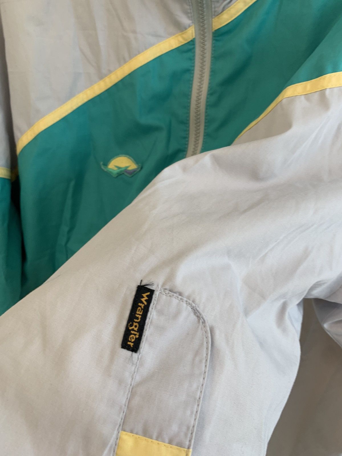 Vintage × Wrangler Vintage 90s Wrangler USA Nylon Light Jacket Windbreaker Rare Size US M / EU 48-50 / 2 - 4 Thumbnail