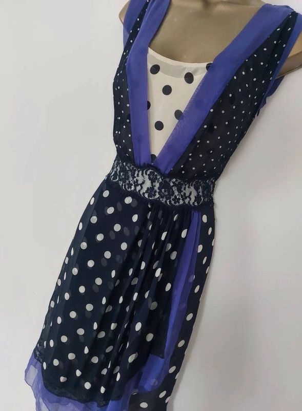 Alberta Ferretti Alberta Ferretti silk dress 8/10 Size S / US 4 / IT 40 - 2 Thumbnail