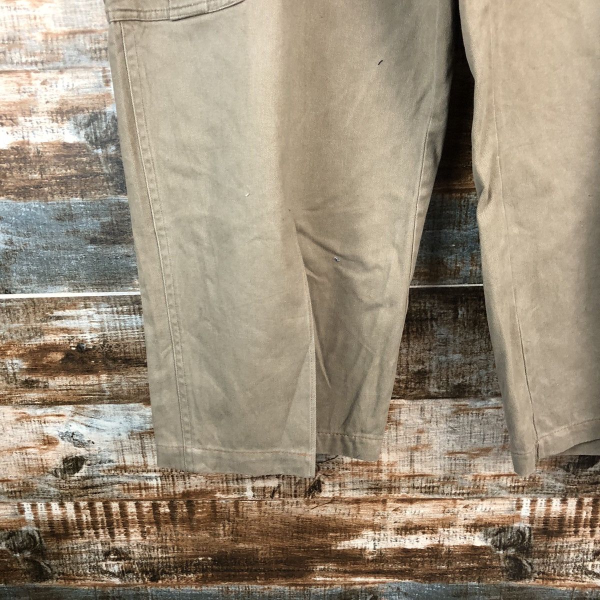 Japanese Brand Japanese Brand Brown Cargo Multipocket Pants #A2420 Size US 35 - 11 Thumbnail