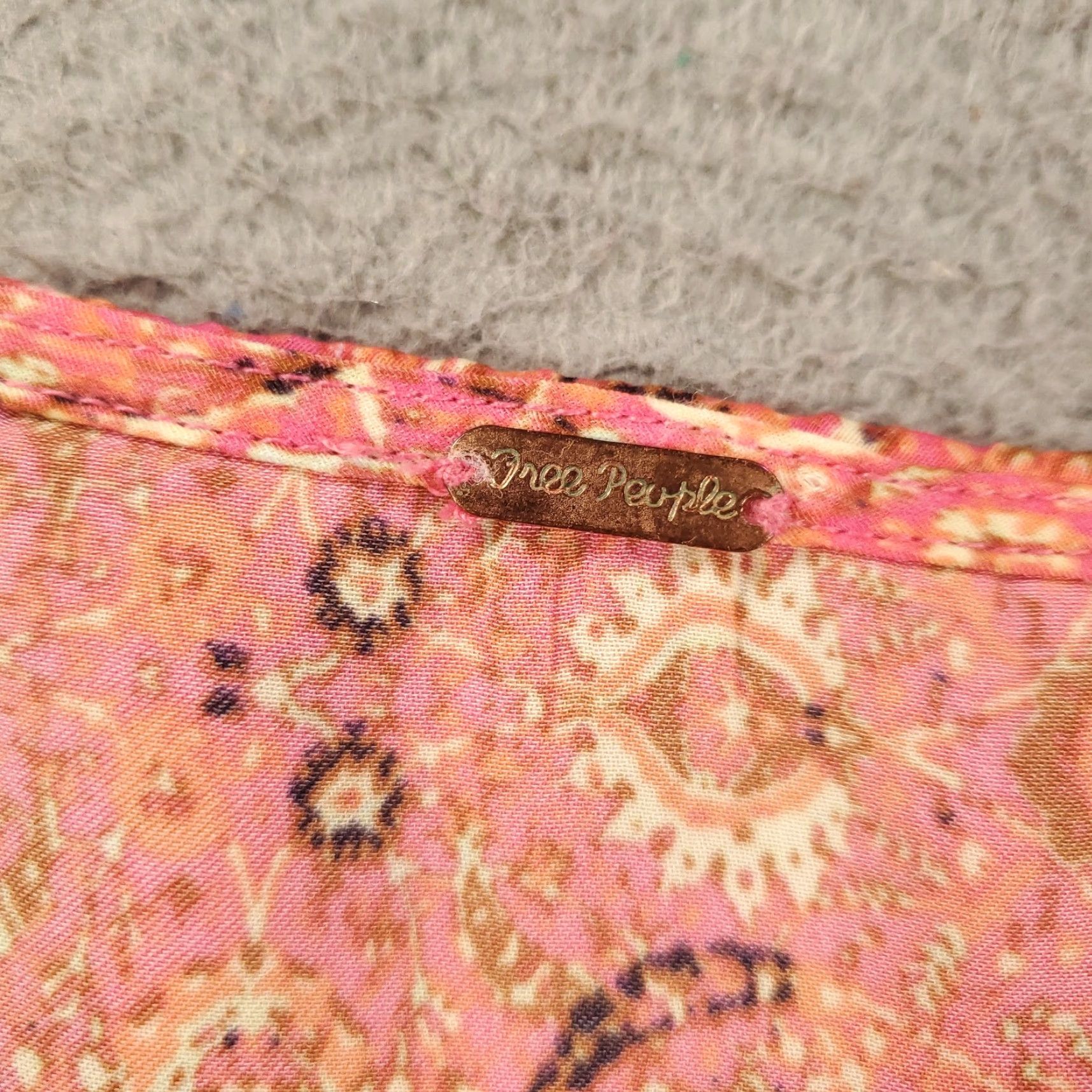 Free People Free People Crop Top Womens Large Candy Combo Marion Cropped Boho Measured Size Size L / US 10 / IT 46 - 5 Thumbnail